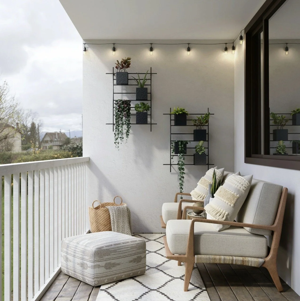 serviced apartments with balconies