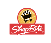 ShopRite logo with a yellow clock face and black clock hands
