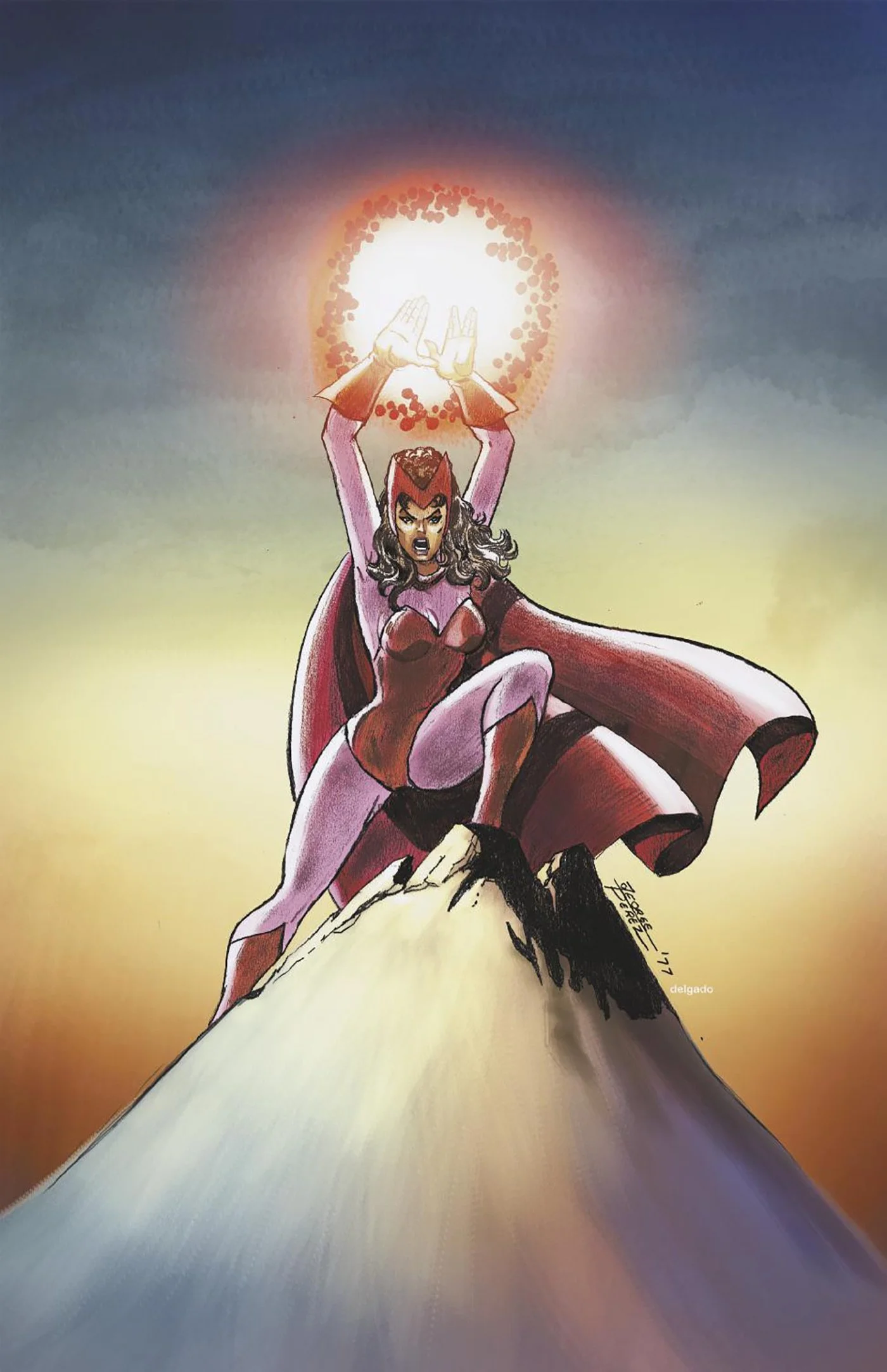 SCARLET WITCH ANNUAL 1 GEORGE PEREZ VIRGIN VARIANT [1:100]