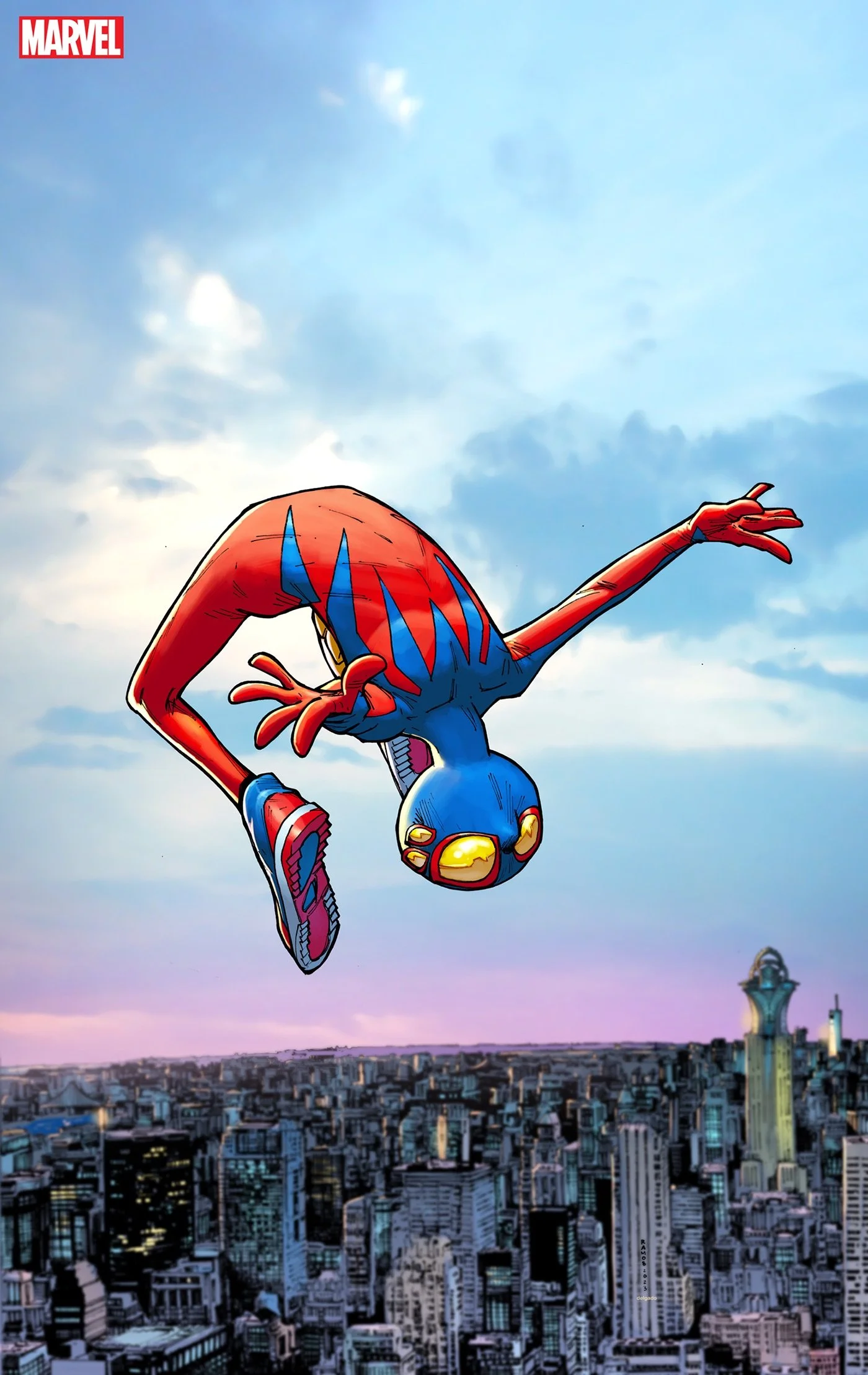 EDGE OF SPIDER-VERSE 3 HUMBERTO RAMOS VIRGIN VARIANT [1:100]