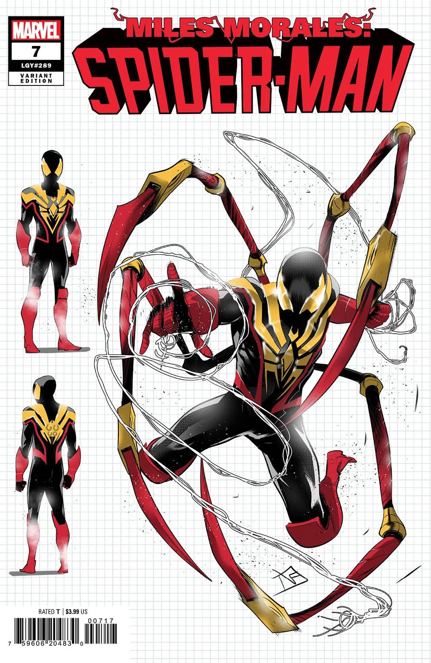 MILES MORALES: SPIDER-MAN 7 FEDERICO VICENTINI DESIGN VARIANT [1:10]
