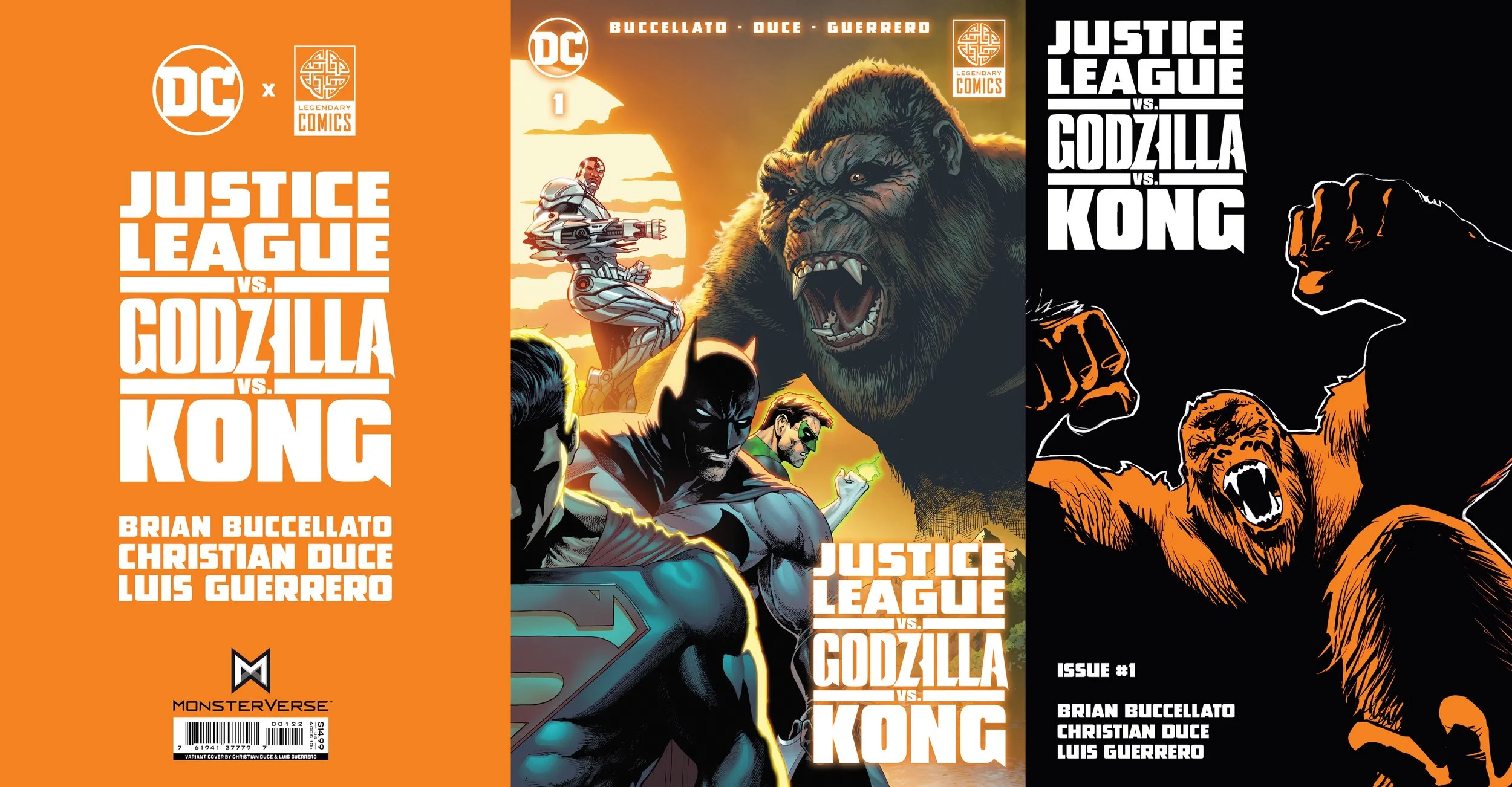   Kong “Roar Sound FX” gatefold variant cover by Christian Duce  