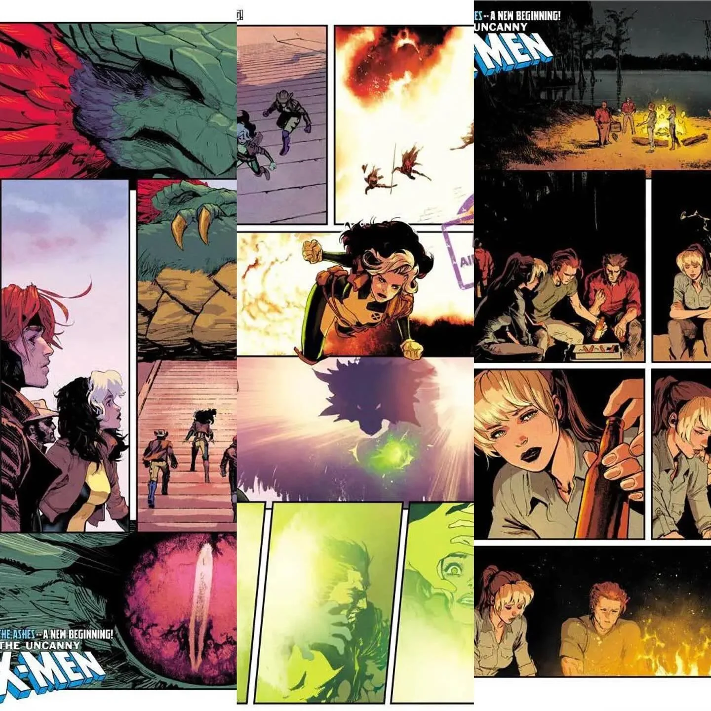 🔥 New unlettered preview pages for UNCANNY X-MEN #1! The art by David Marquez looks amazing! 

AIPT Comics dropped these in their X-Men Monday interview w/ Tom Brevoort (@tmb11779) today. What do you think??

Follow @derbycomics for comic book &amp;