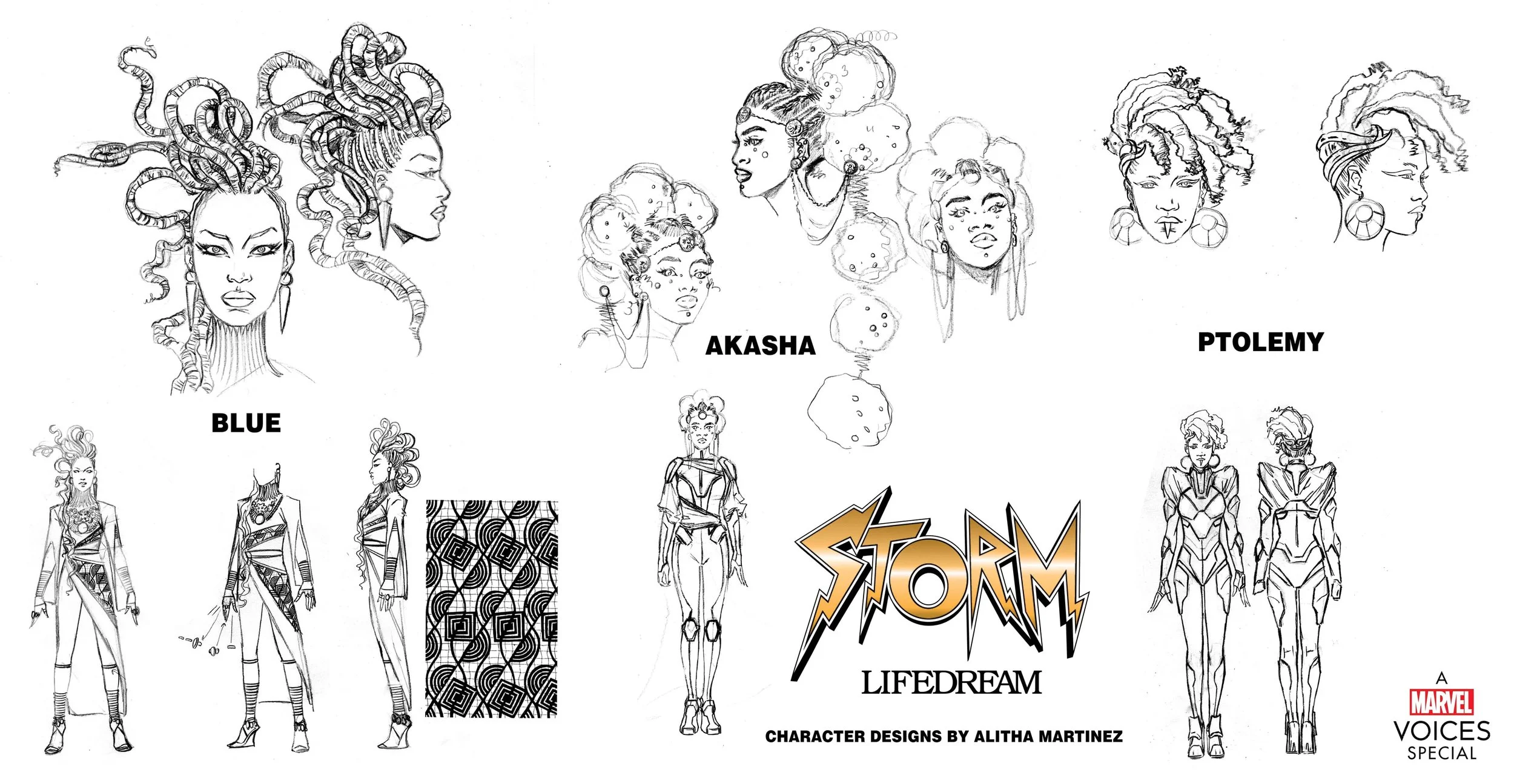   Character designs by Alitha Martinez (Marvel Comics)  