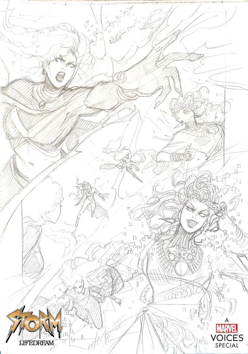   Interior art by Karen S. Darboe (Marvel Comics)  