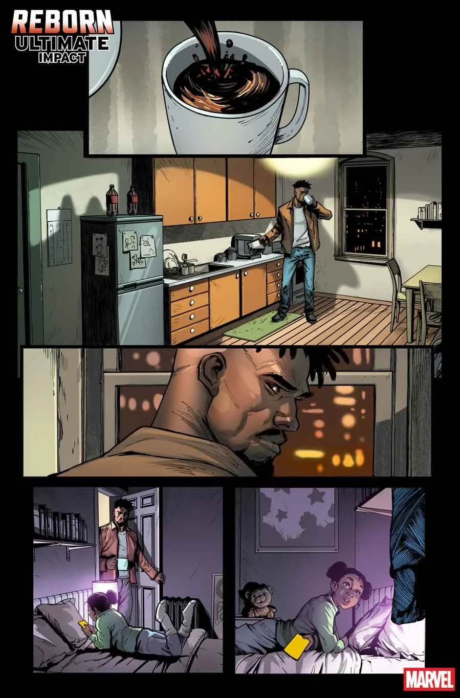 Ultimate Impact: Reborn #1 interior pages