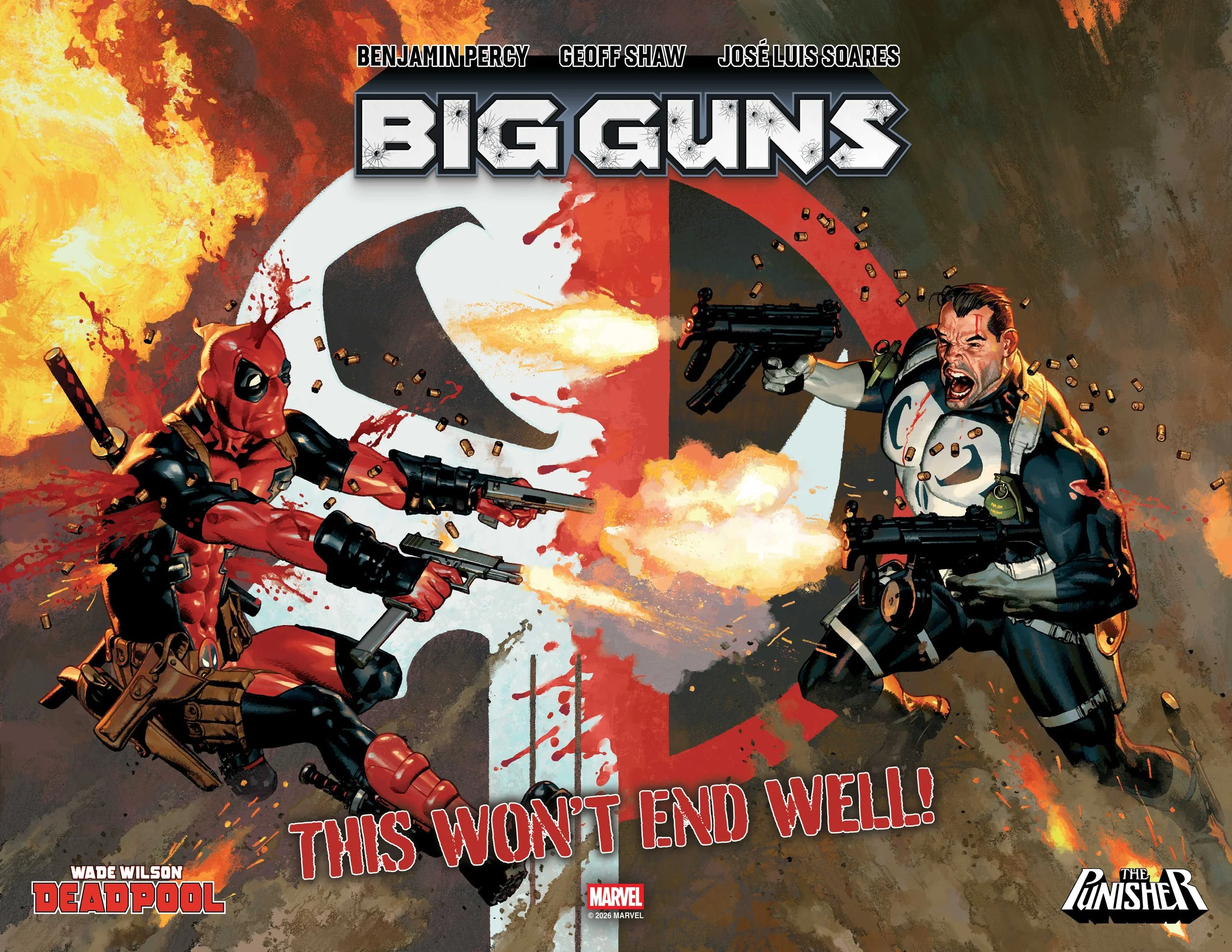 Deadpool and Punisher Collide in "Big Guns" Crossover Event