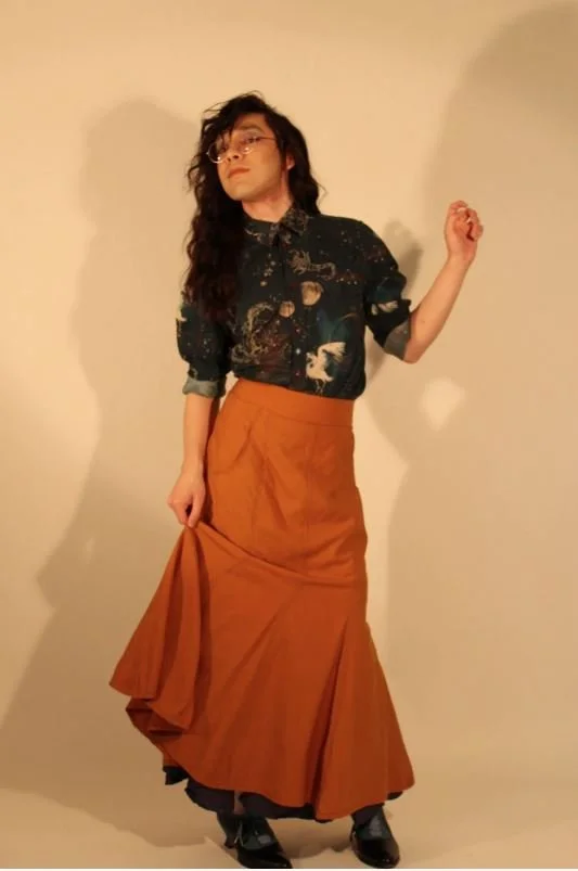 S-001-S 8 Gored Mermaid Skirt Sizes 43-48