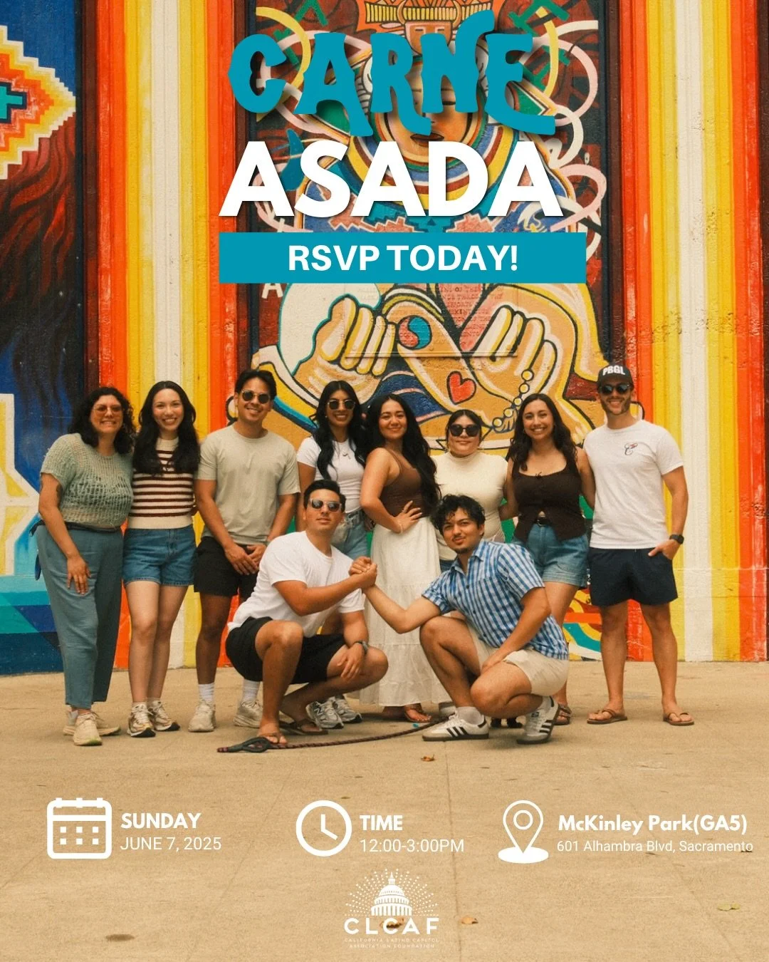 &iexcl;Come to our annual Carne Asada! JUNE 7th!
Bounce house✅, Elotero cart✅, Comida ✅, y good company✅!!!!

RSVP link in bio! 
Location: McKinley Park
Lunch will be served from 12-2pm. 
Elotero cart is out from 2pm-3pm.

Nos vemos ✌️
