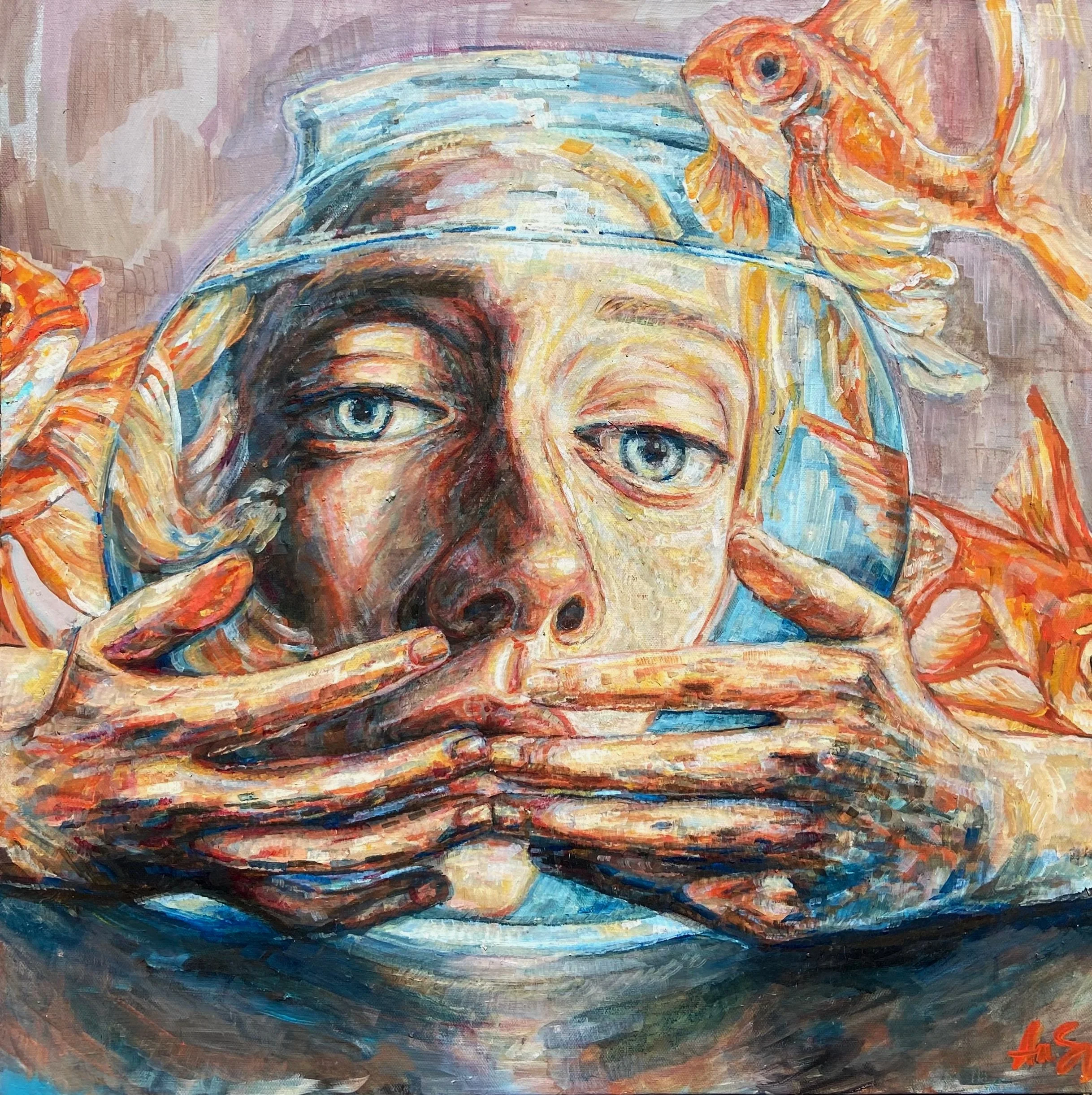 To Be Seen - Oil on canvas - 24" x 24"