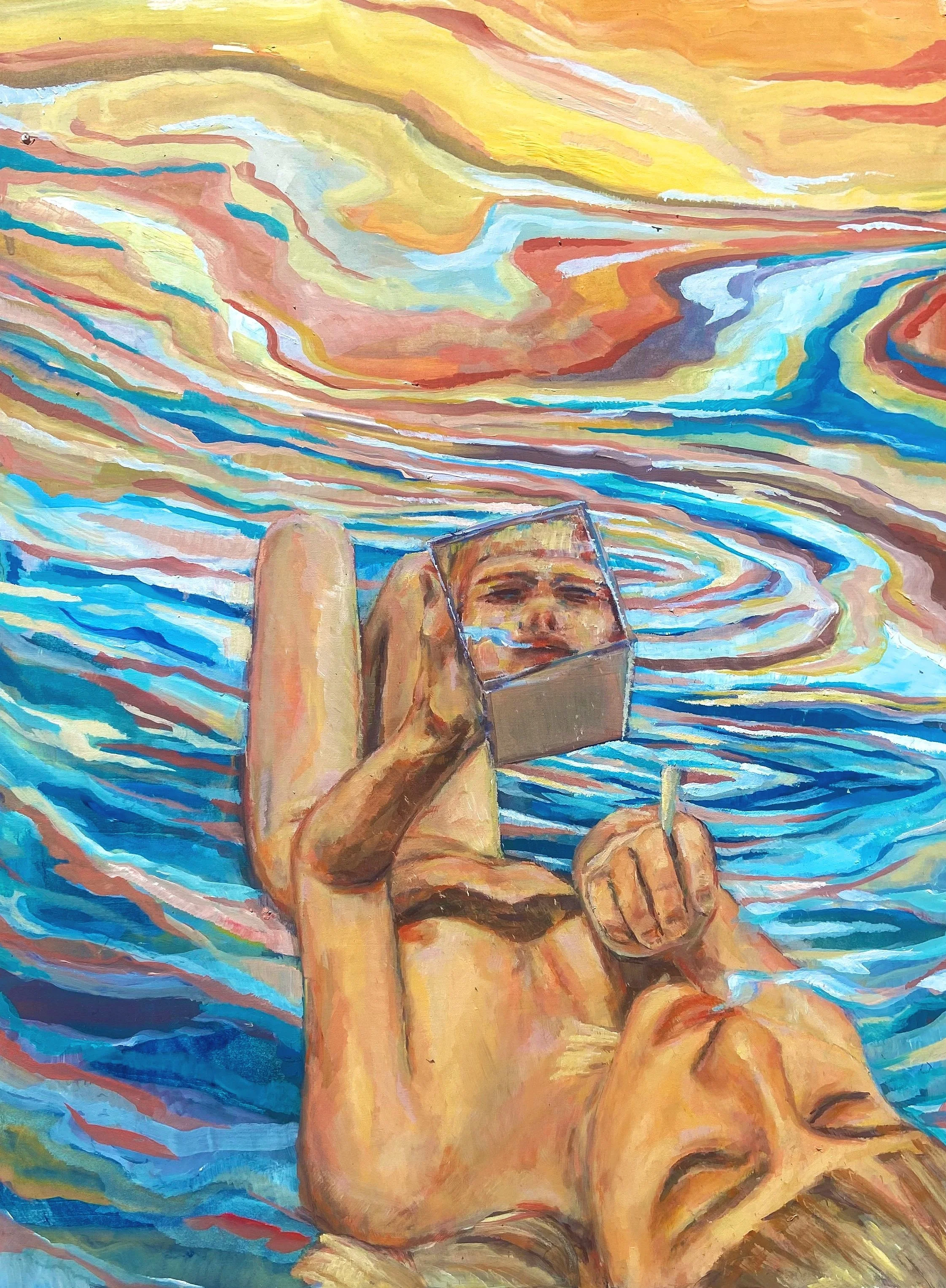 Vanity, or? - Oil on wood panel - 18" x 24"