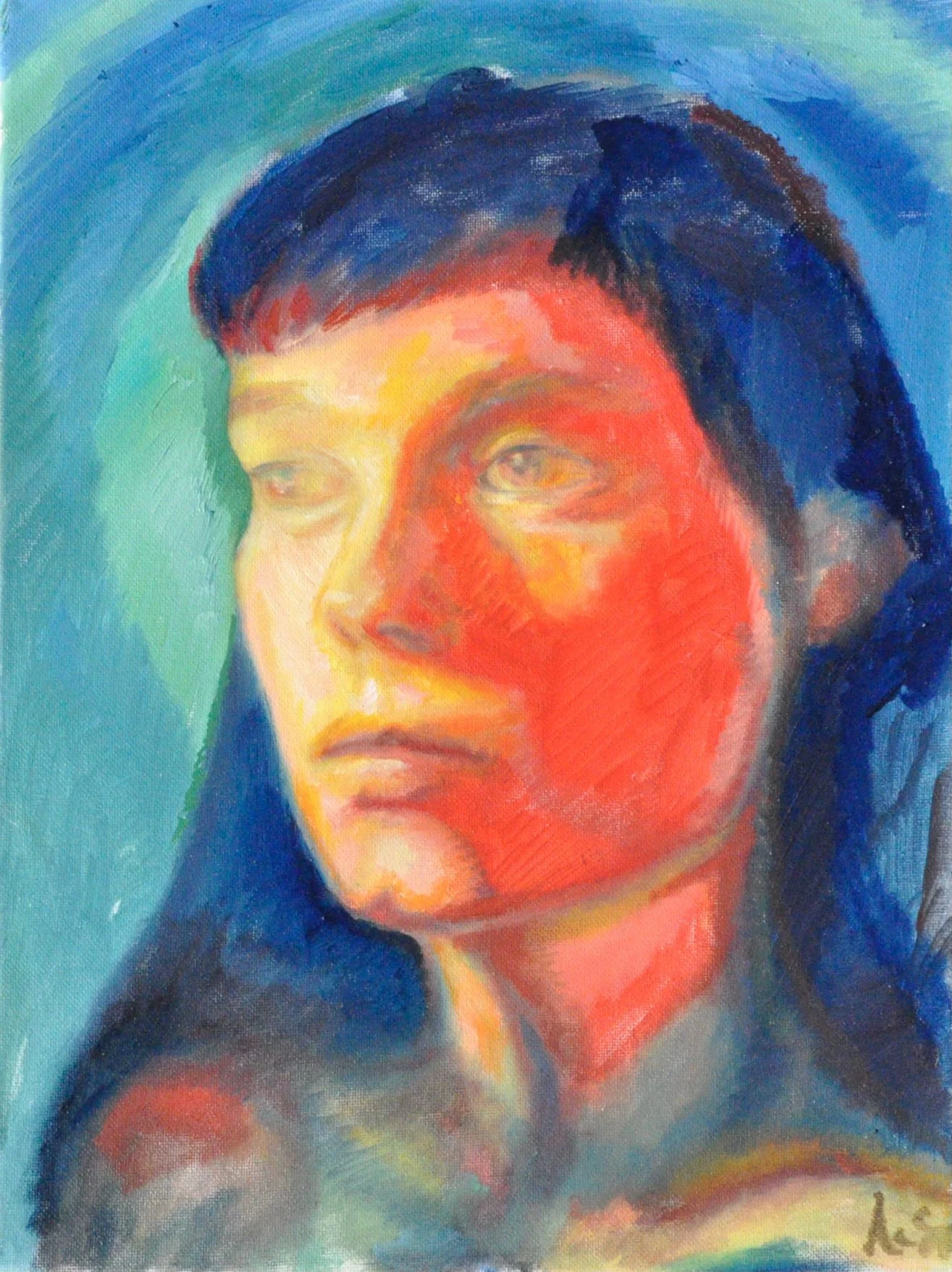 Portrait - Oil on canvas - 11" x 14"