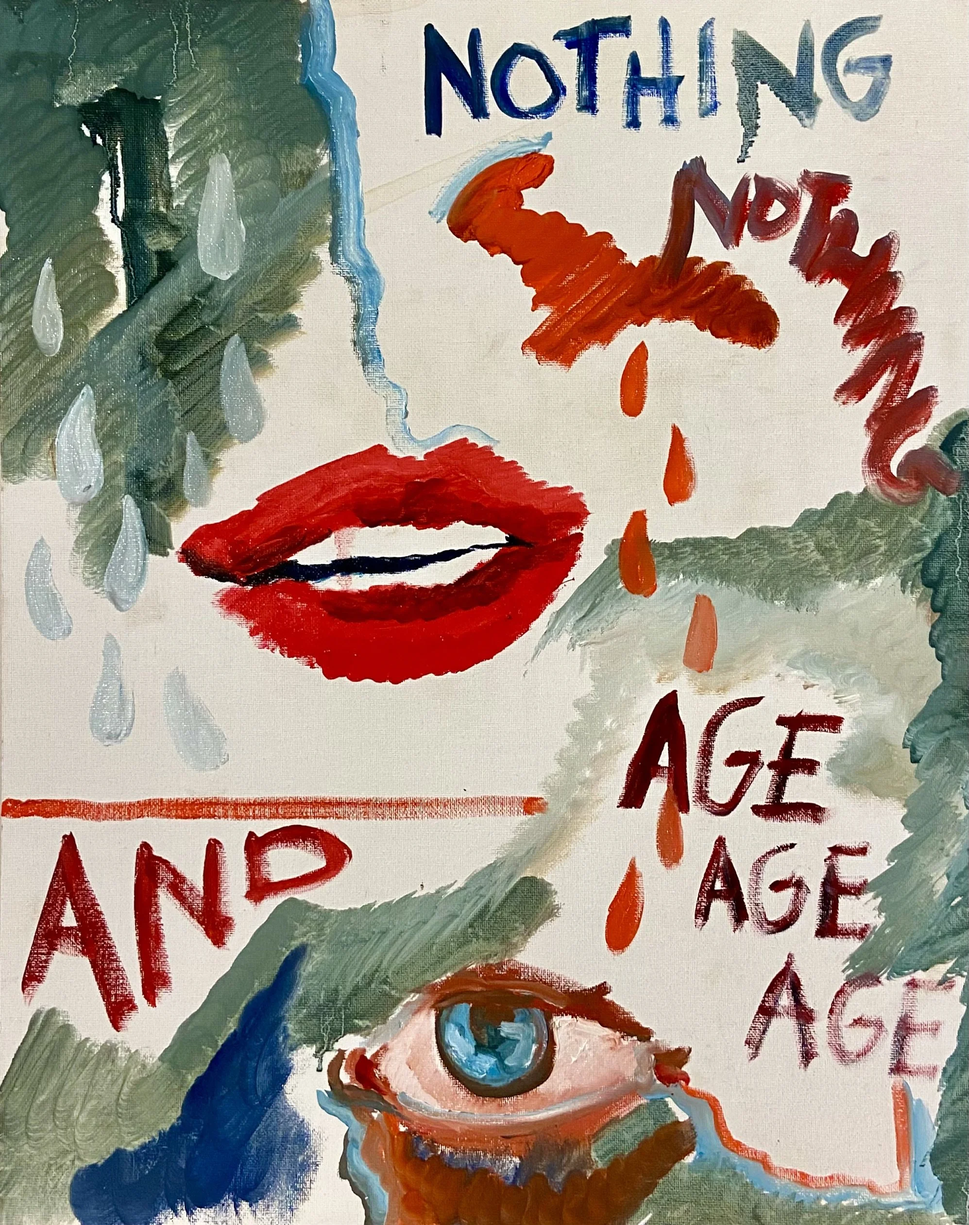 Nothing but Age - Oil on Canvas Board - 16" x 20#