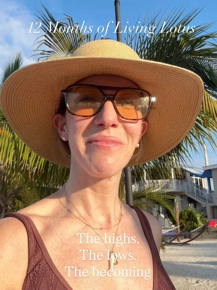 The lotus only blooms because of the mud.

This year held lessons, growth, healing, and expansion.

Through every high and low, I chose myself, my alignment, and my growth.