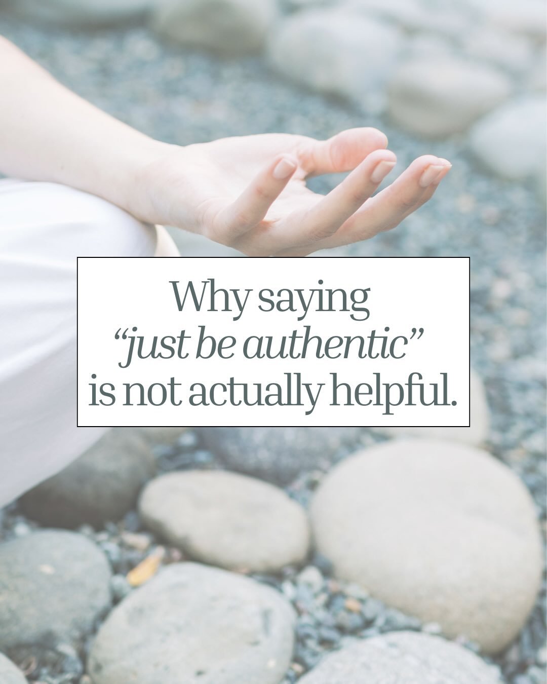 The irony of this post is that, although I truly believe every word and practice it in my own life, I thought about not posting it in case it might trigger someone else.

But I only speak from my lived experience and all the work I&rsquo;ve put in ov