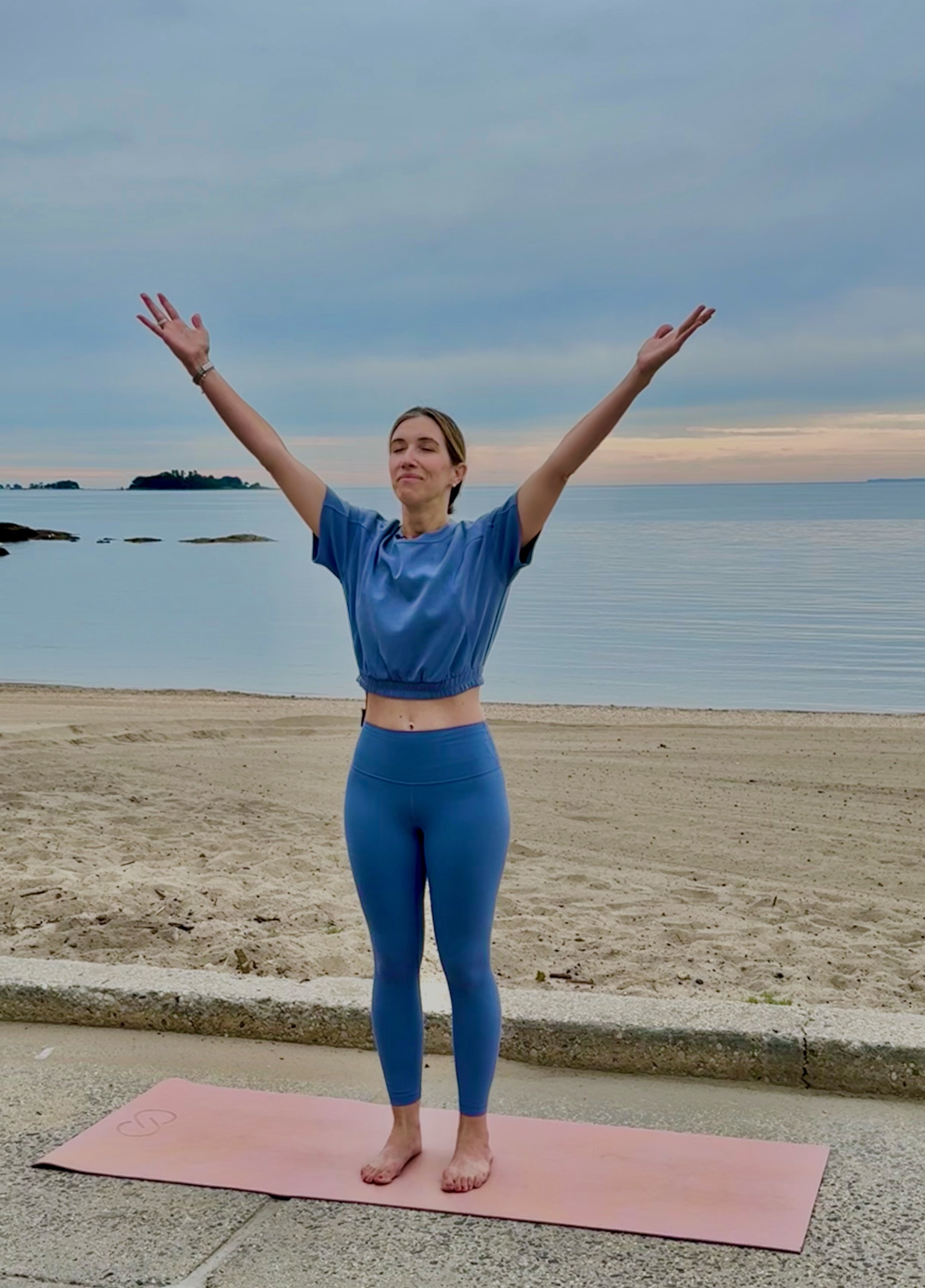 A Yoga Party at the Beach!