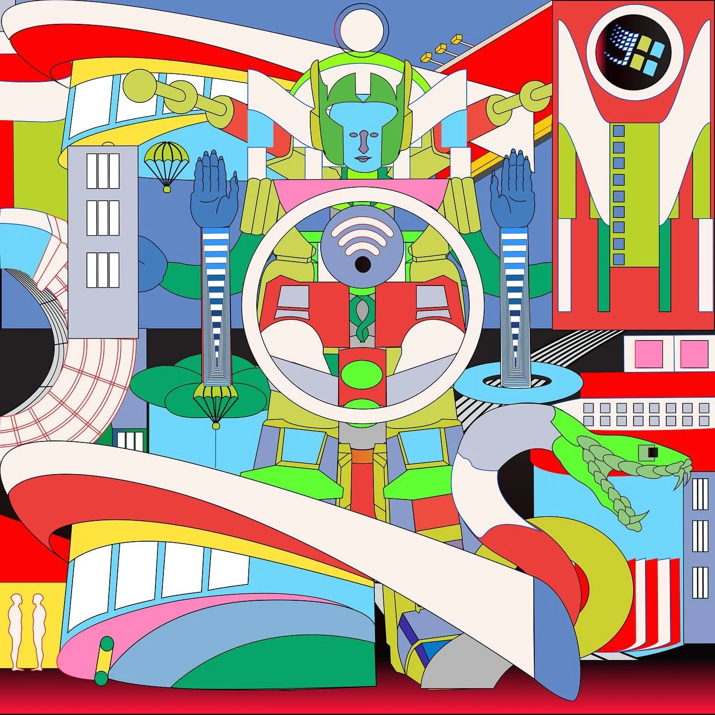 God of Internet , 2024 
[M0DERN G0D5]
