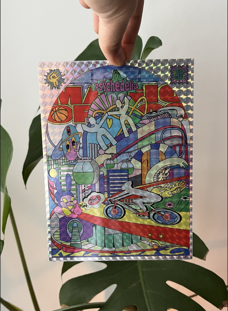 Psychedelia- Holographic Sticker Sheet