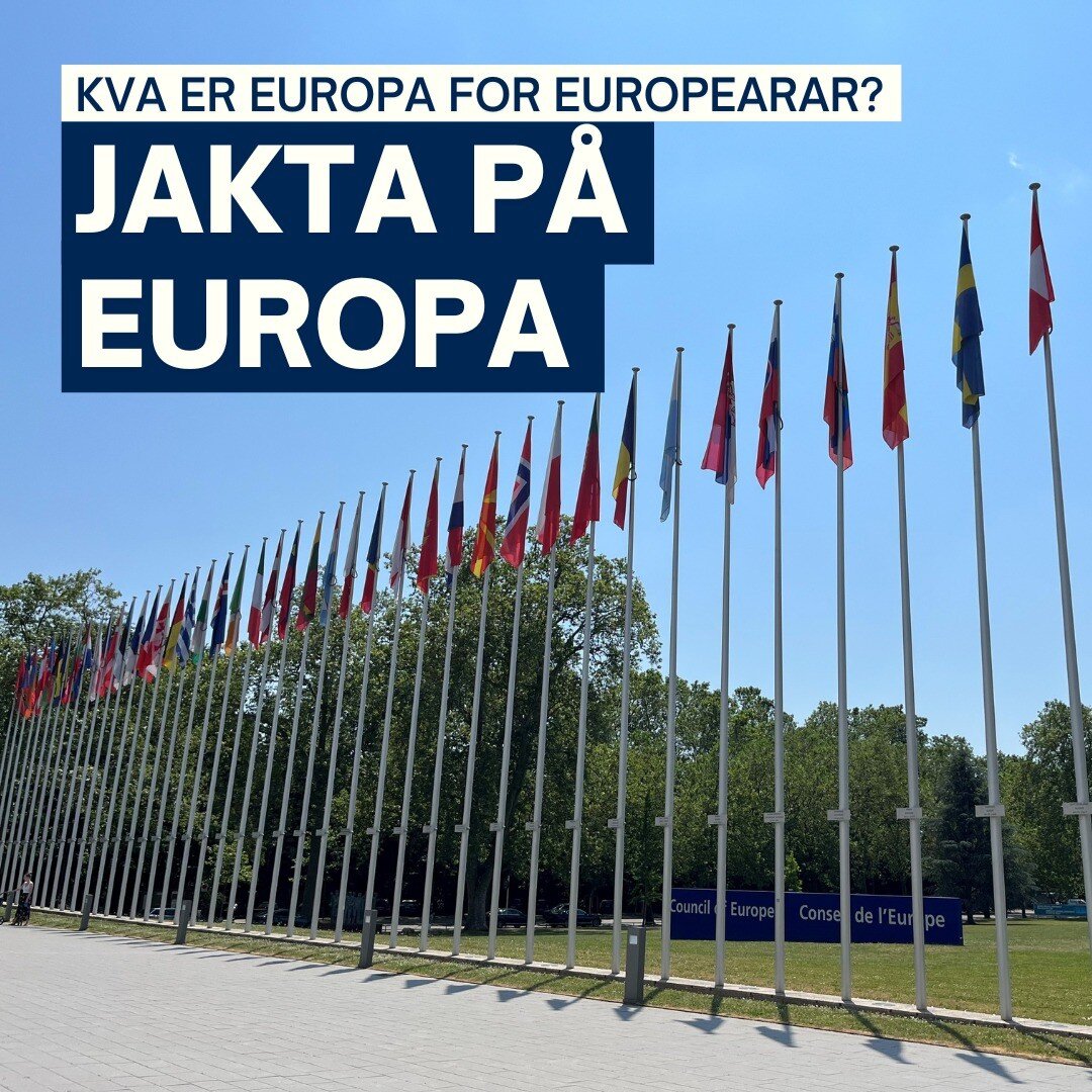 🇫🇷 I Strasbourg heng ei kunstutstilling i regi av EUs delegasjon til Europar&aring;det: tilfeldig forbipasserande europearar blir spurde &quot;kva er Europa for deg?&quot;.

📝 @aneholo pr&oslash;ver &aring; finne eit overordna svar. 

🔗 Lenke i b