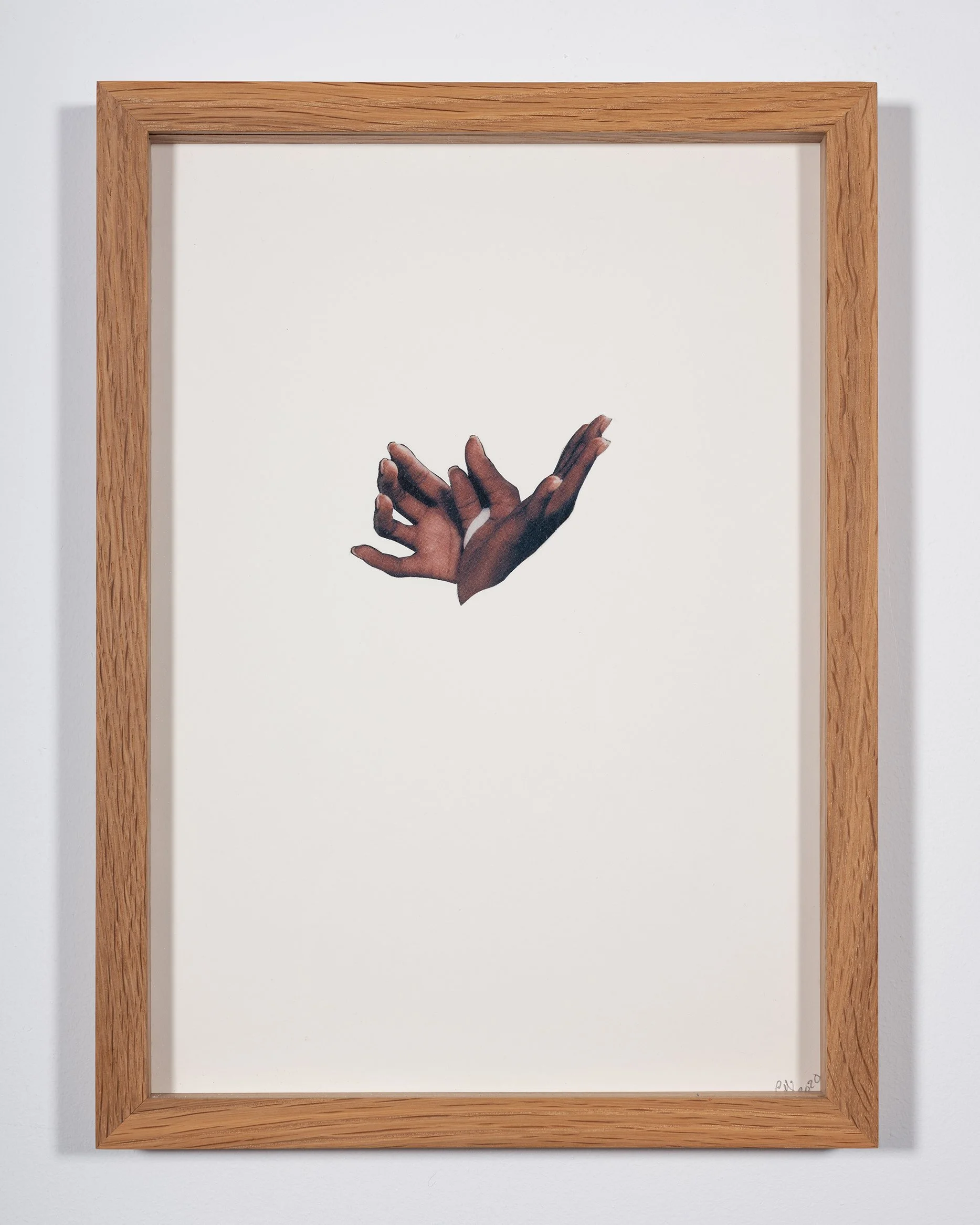 Untitled, 2020, found image on paper, 21 x 29 cm