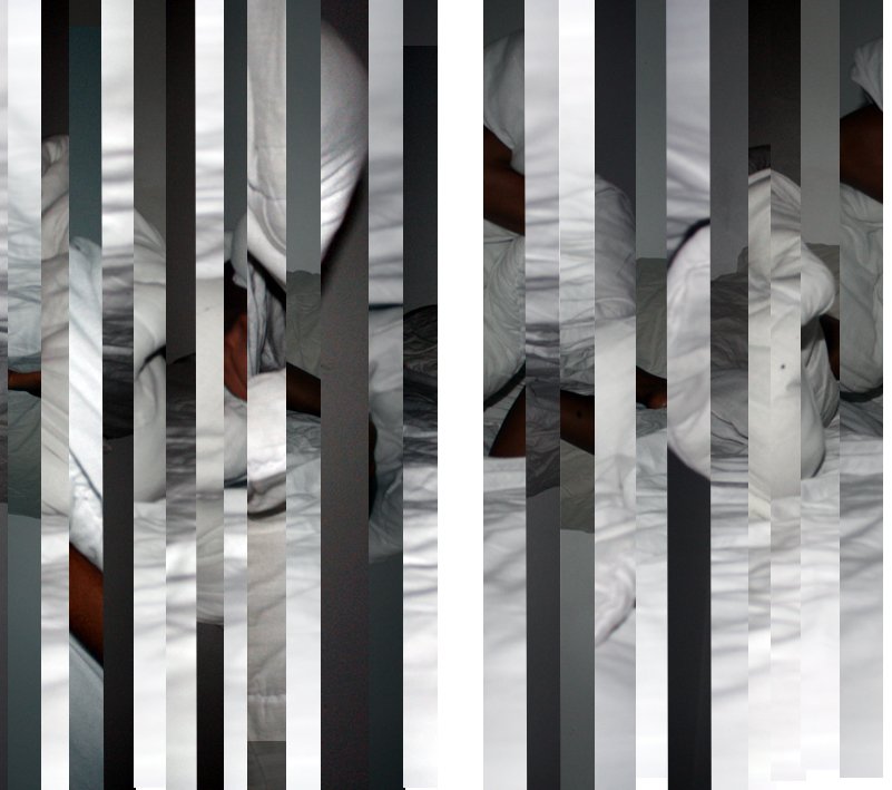 In movement, 2011, Digital collage.