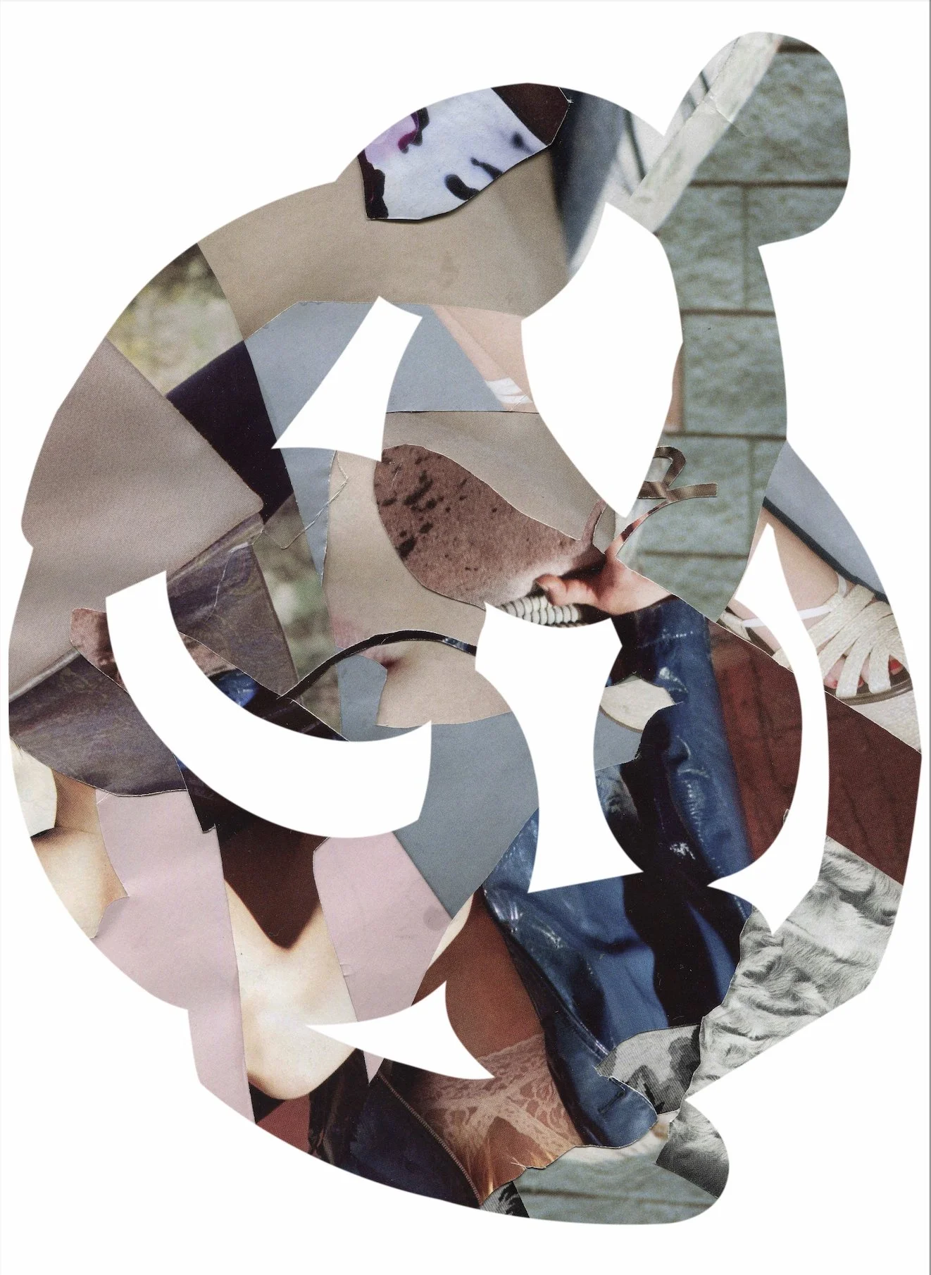 Digital collage intended to be printed as 3d photo sculpture, 2025