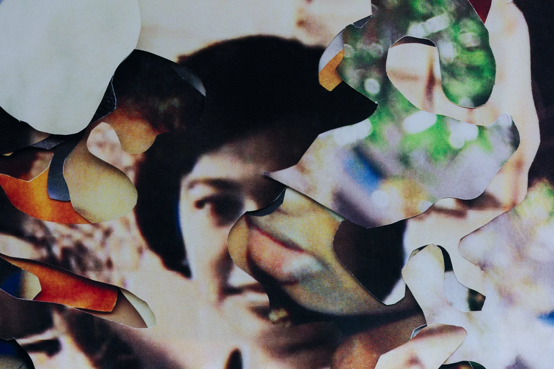 Detail from Untitled, 2019, exhibited at Semblance Sutton House, Hackney. Commissioned by National Trust. 