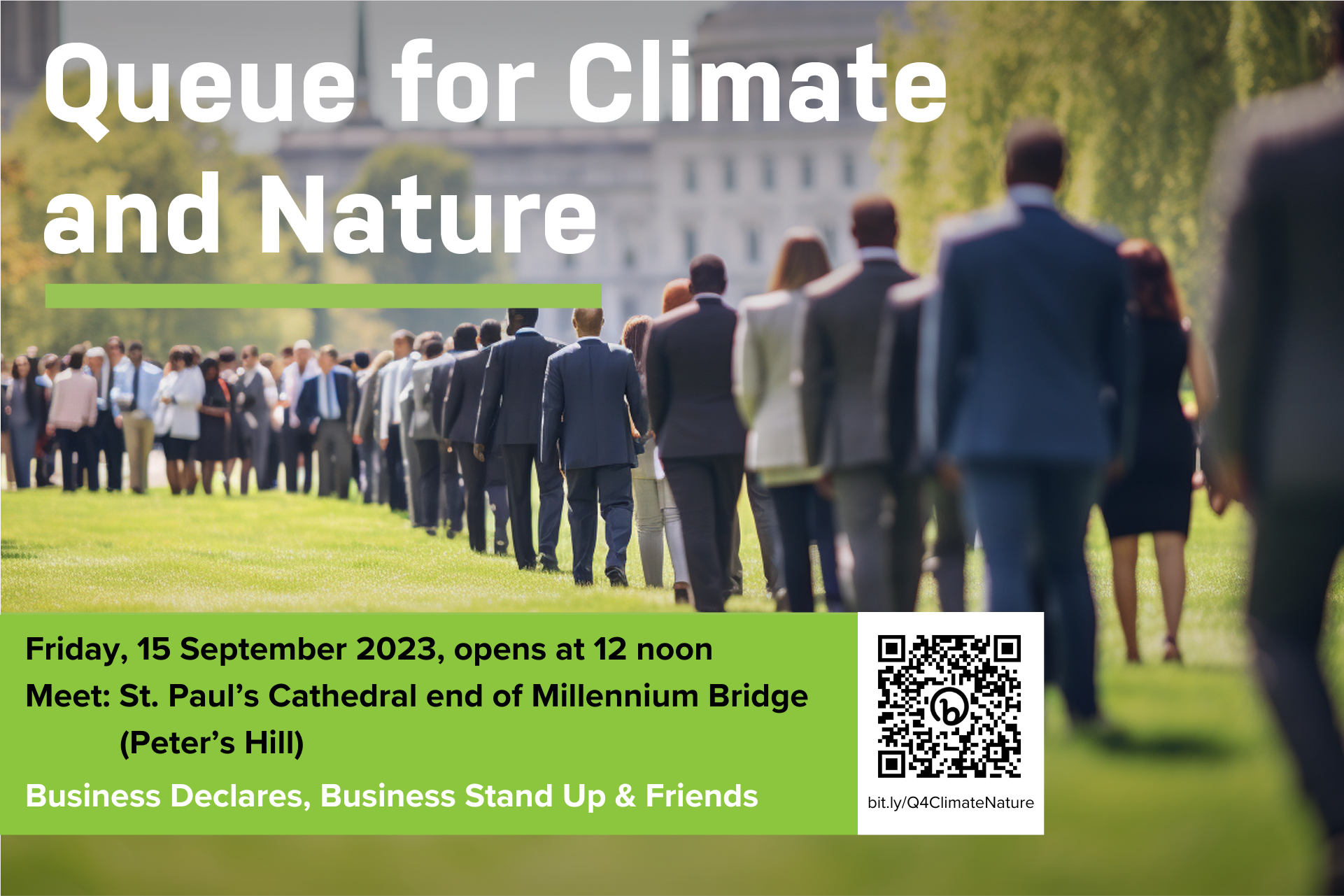 Queue for Climate & Nature