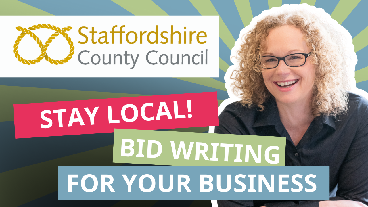 Why working with a local Bid Writer in Staffordshire can give you a Competitive Edge
