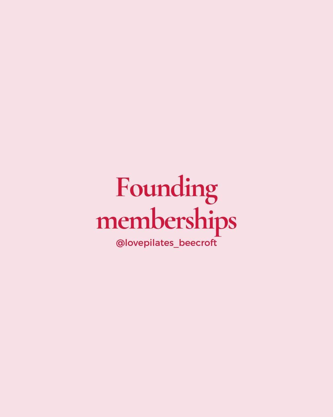 We've had a few people slide in to our DMs already asking about founding memberships.....

Yes - we will definitely have founding memberships - we're just currently finalising our pricing and a draft opening timetable.

We may just have something com