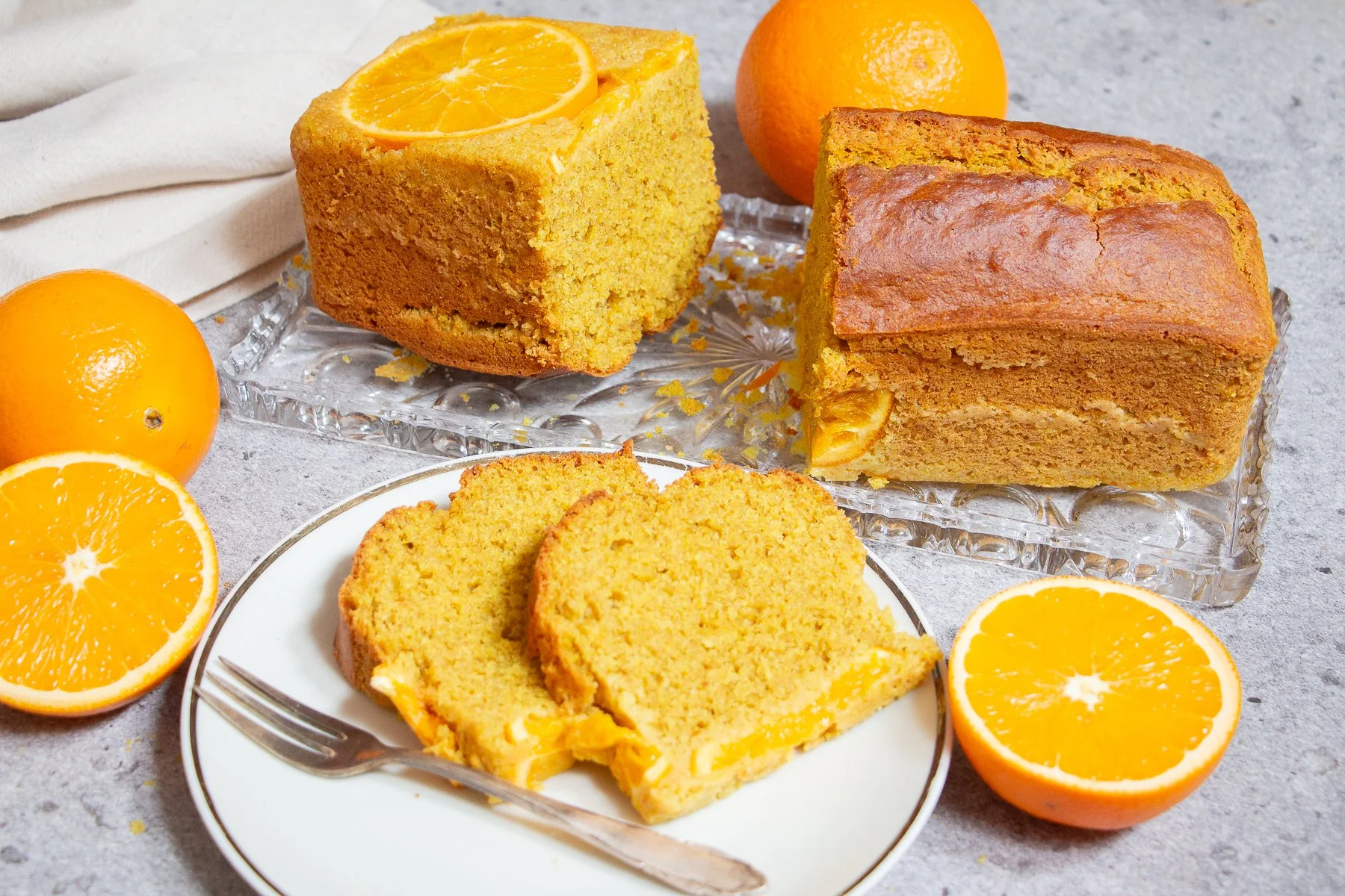 Veganer Orangenkuchen