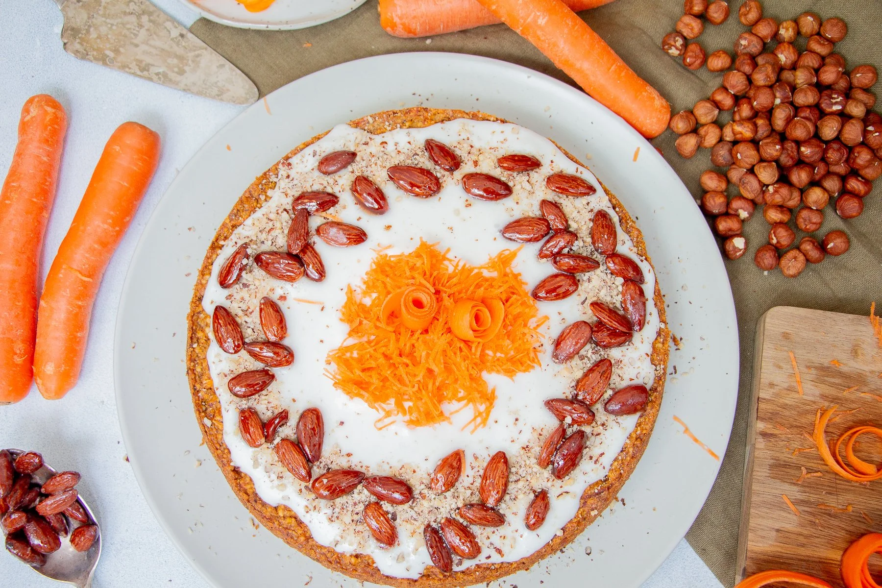 Veganer Karottenkuchen