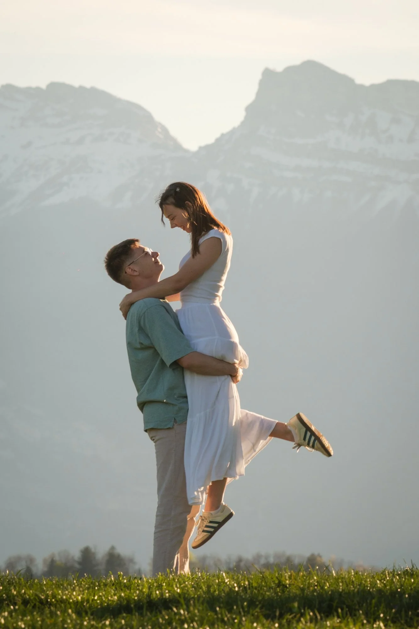 Séance engagement dans le massif de Belledonne, près de Grenoble
