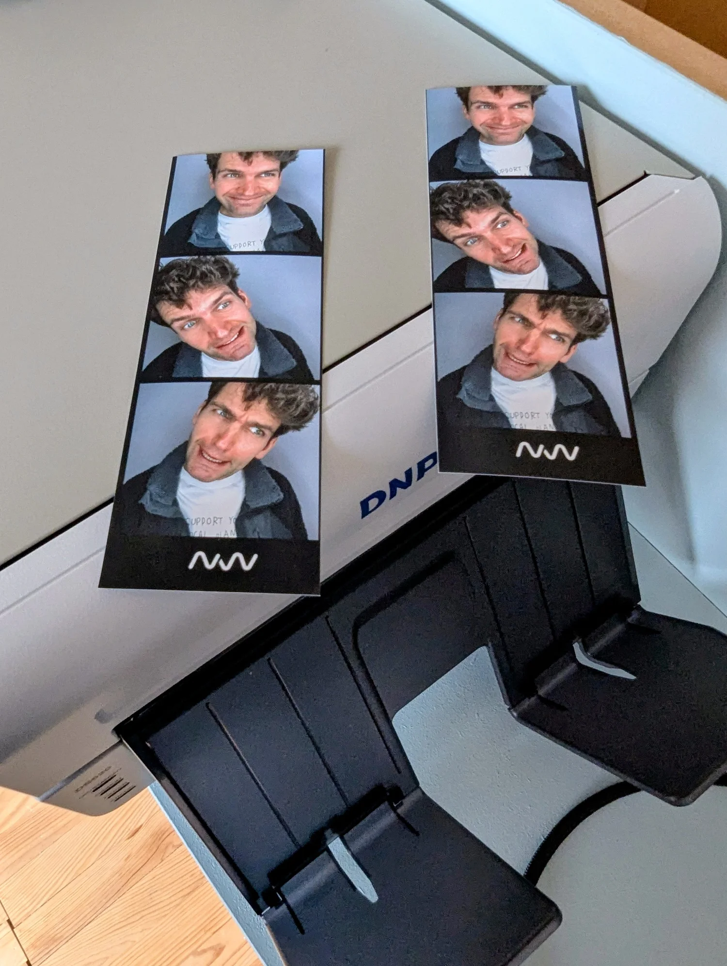 Exemples d'impressions photobooth de qualité professionnelle