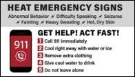 Heat Emergency Wallet Card