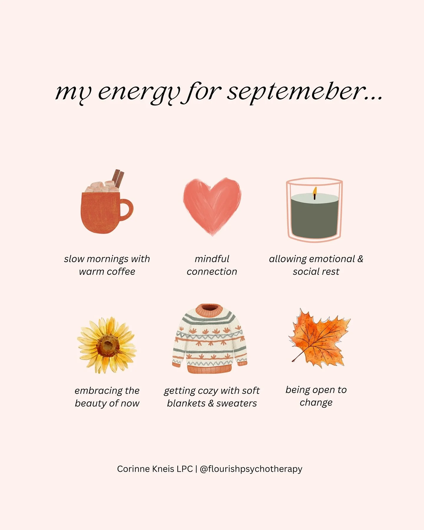 it&rsquo;s okay to slow down. it&rsquo;s okay to be gentle with yourself.  step into september with ease🤍