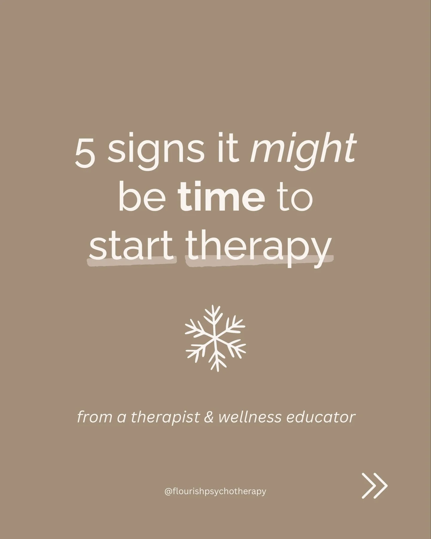 Starting the new year doesn&rsquo;t have to mean a complete overhaul of your life. Sometimes the most meaningful commitment you can make to yourself is simply reaching out for support.

If you&rsquo;ve been noticing these signs showing up in your lif