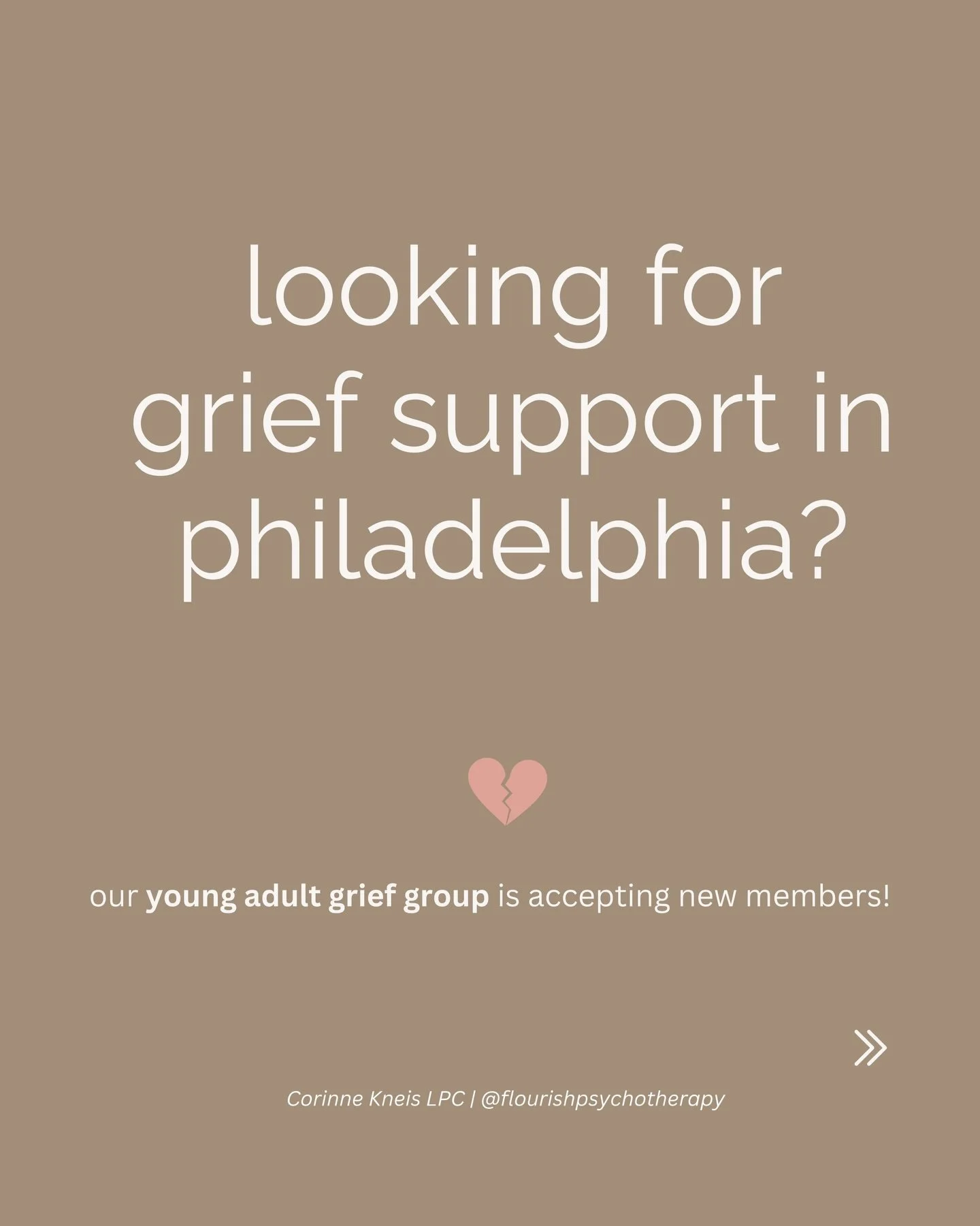 Young Adult Grief Support Group in Philadelphia: Starting February 2026

Grieving in your 20s or 30s can feel profoundly isolating. You&rsquo;re navigating loss while your peers are building careers and relationships. It can be incredibly difficult t