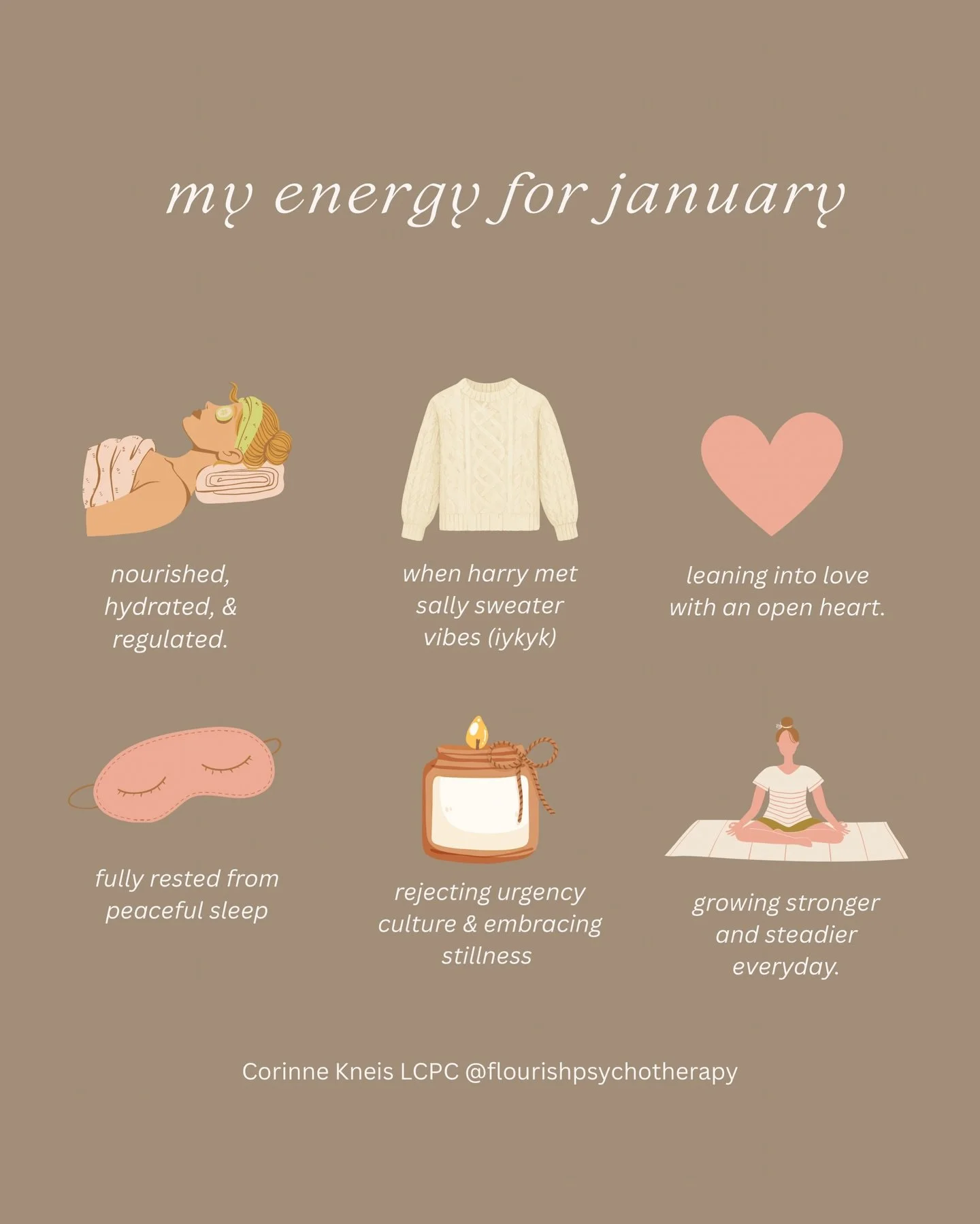 nourished, hydrated, regulated&mdash; my new mantra for the year 🤍