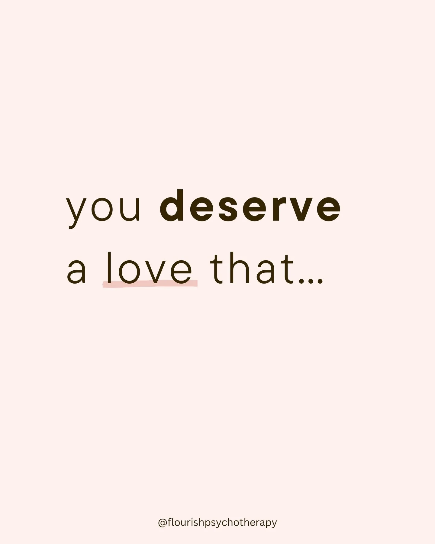 You deserve a love that feels safe, steady, and secure. 🤍

The kind of relationship that feels like home.
That embraces your quirks.
That challenges you to grow without shame.
That apologizes and repairs.
That nourishes your nervous system instead o