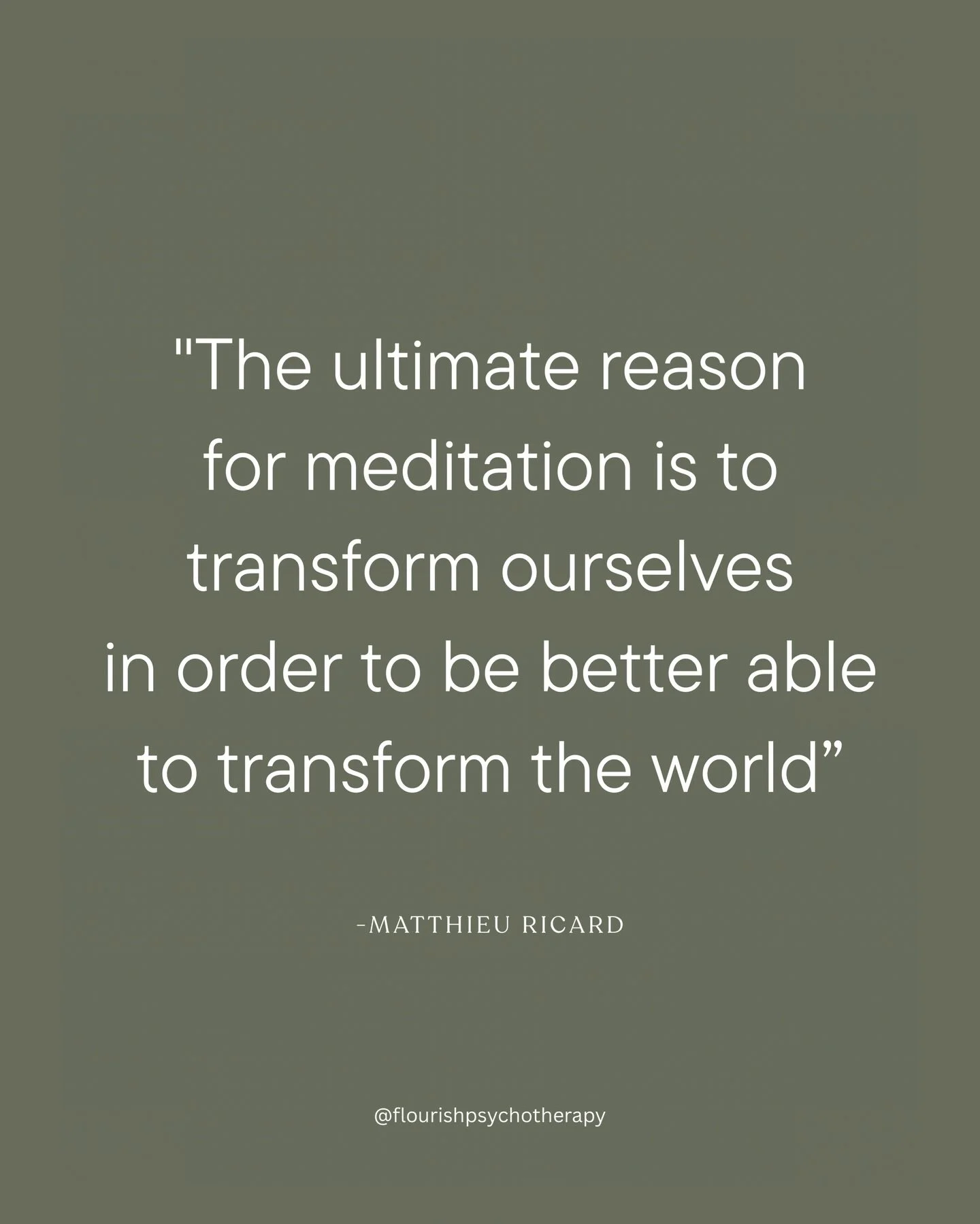 when we are more grounded, peaceful, &amp; present, we are more capable of impacting meaningful change.

we can access compassion more readily without mind clouded by insubstantial worries 🤍☺️

#meditation #mindfulnesspractice #mindfulnesstherapy