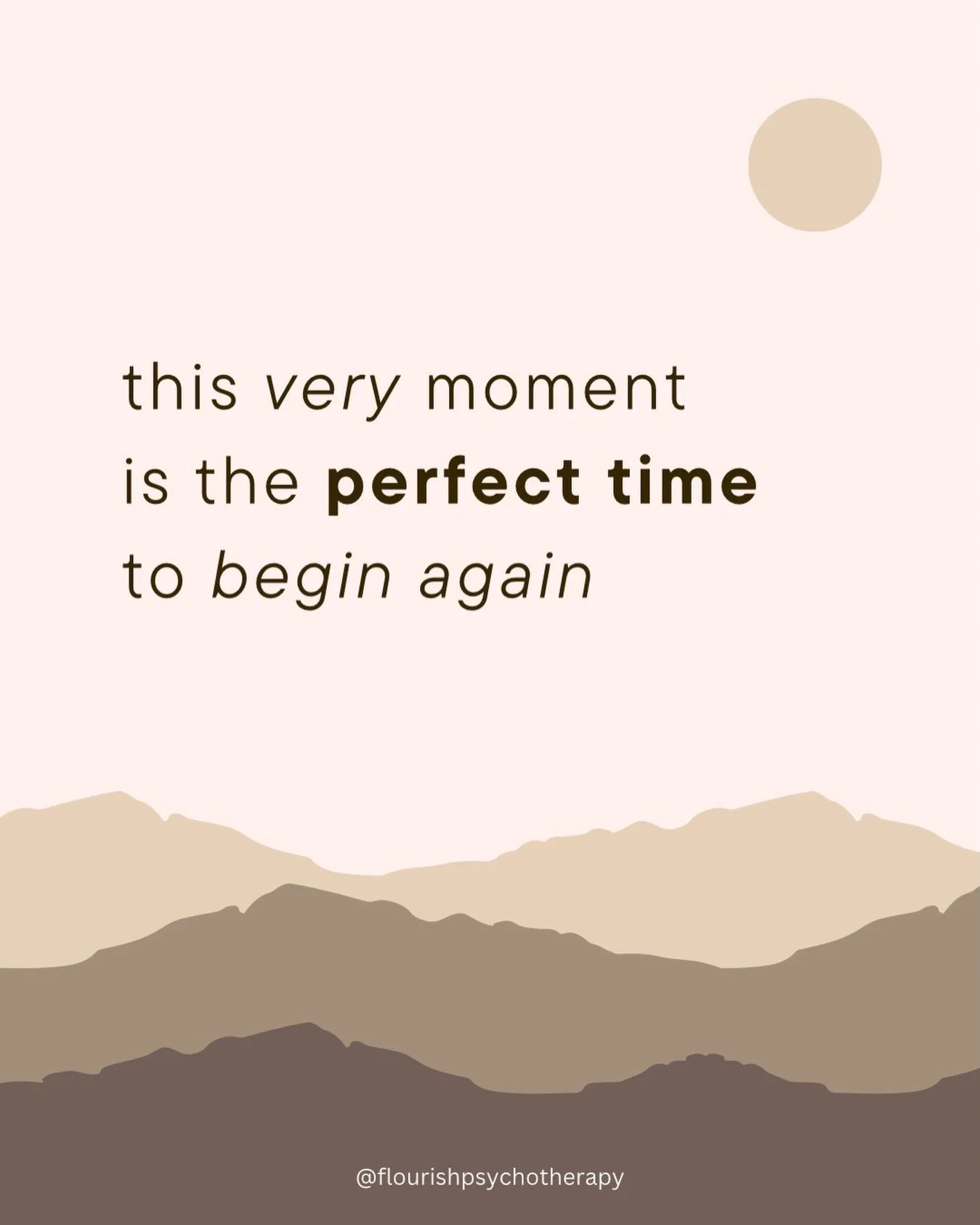 mindfulness practice, like any healthy habit, can ebb and flow over time. allow yourself to begin again, over and over. return to the practice, return to yourself 🤍
