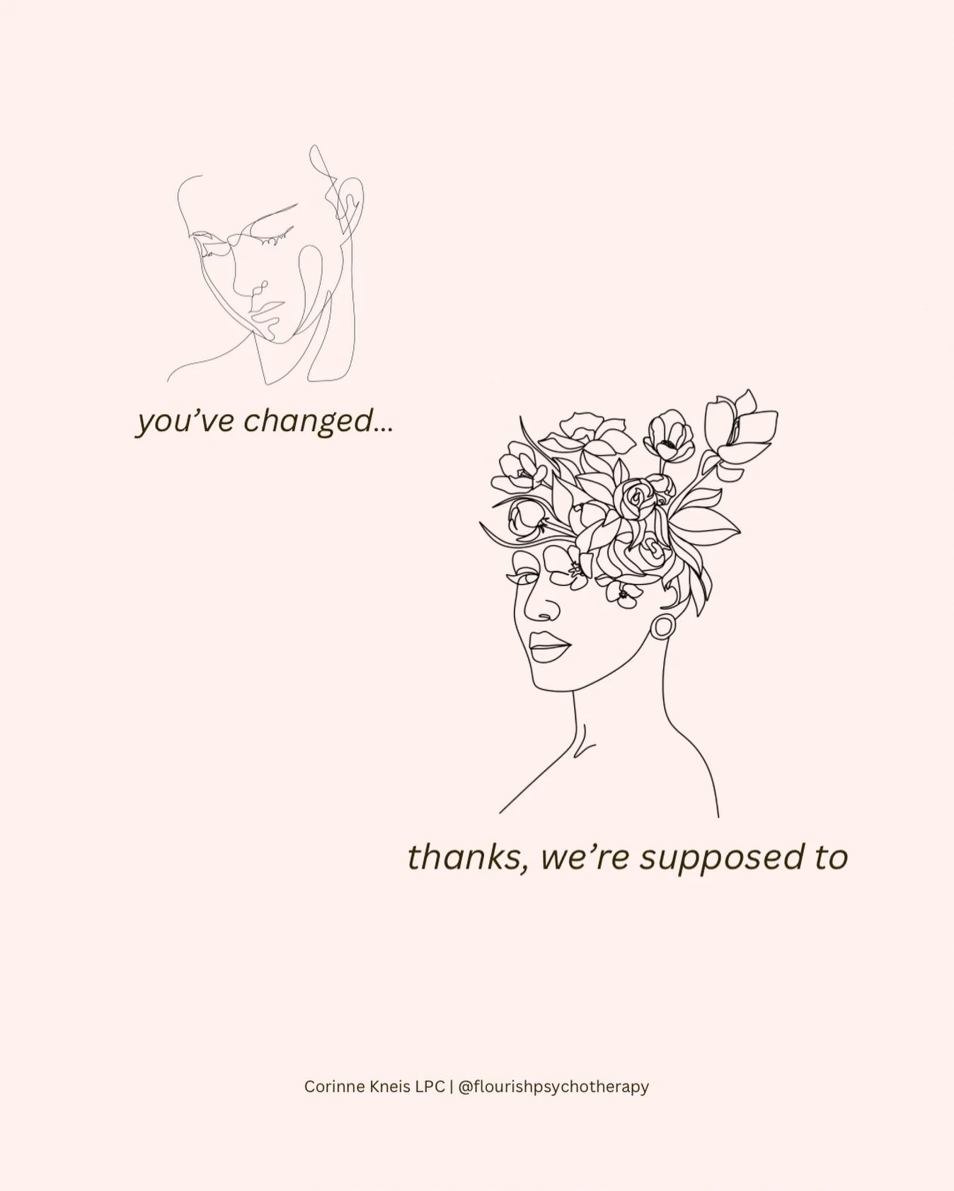 Sometimes growth looks like firmer boundaries, different priorities, or no longer abandoning yourself to keep the peace. It can feel uncomfortable, especially to people who were used to the old version of you.

But change isn&rsquo;t a bad thing. Oft