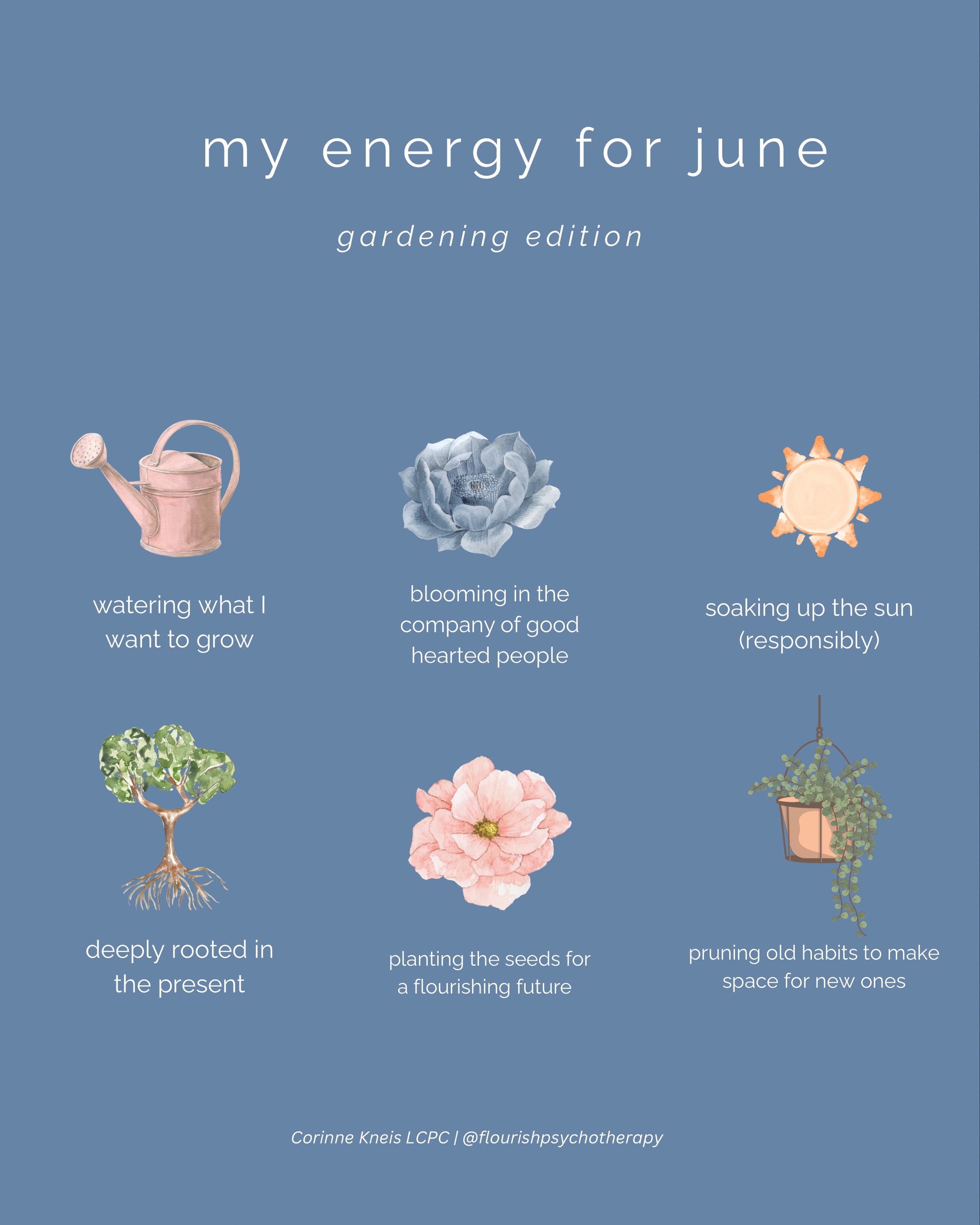 june is here, and it&rsquo;s time to check in on your inner garden.

as the seasons shift, it&rsquo;s nice to be intentional about where you&rsquo;re putting your energy. true mental wellness is rarely about a massive overnight transformation. it&rsq