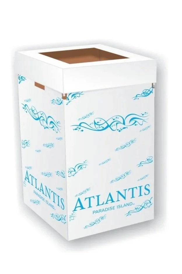 Custom Cardboard Trash Cans