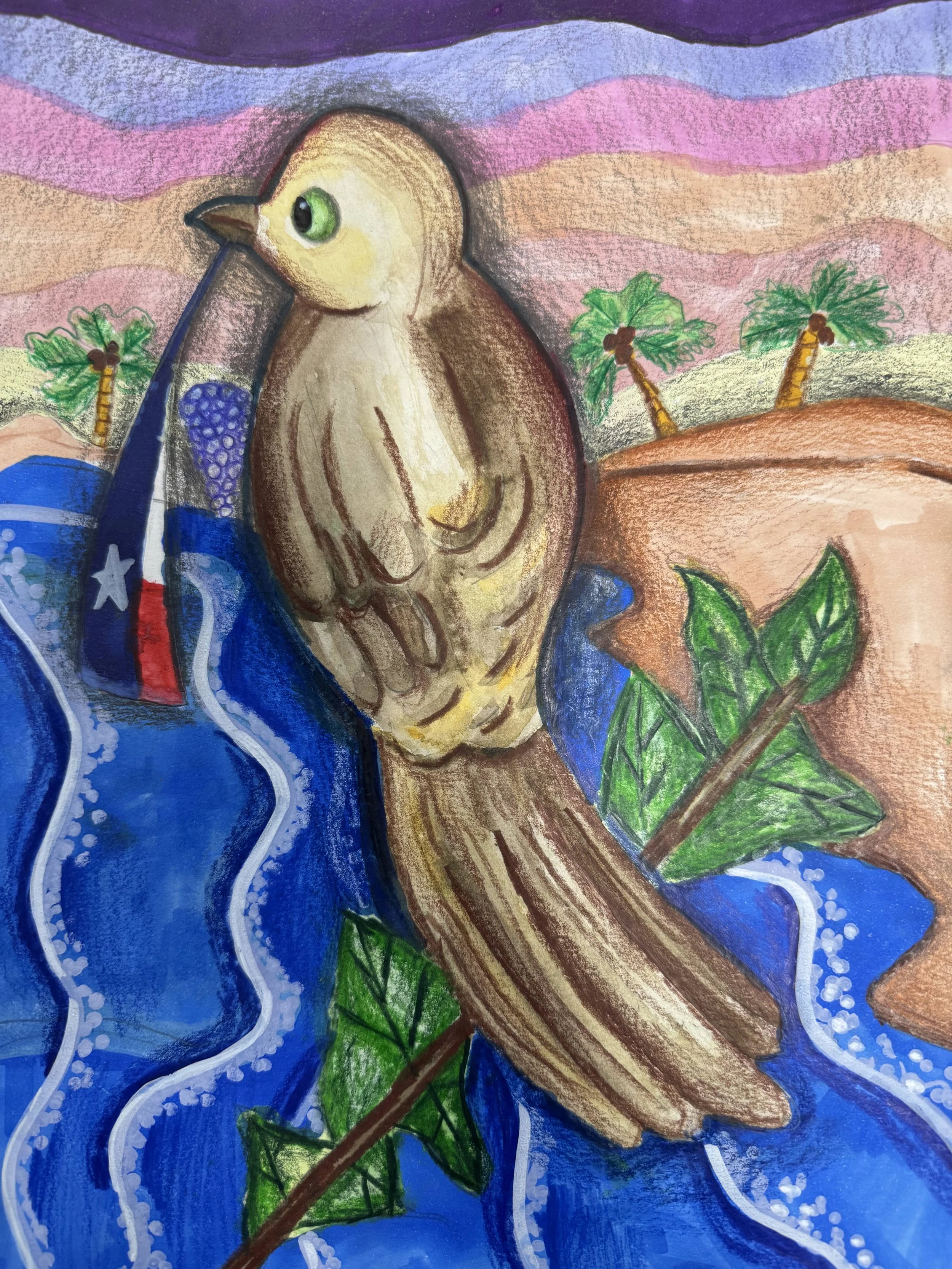 Sharon| Marker, Color pencil on paper | 1st Grade