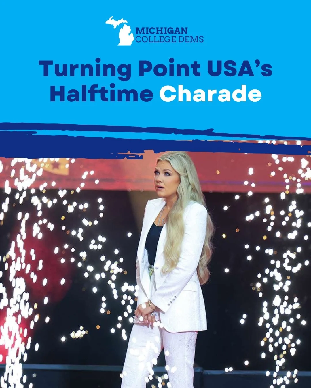 Sorry @ TPUSA can&rsquo;t hear you over my all-american, Grammy award winning artist, Bad Bunny 🤷&zwj;♀️