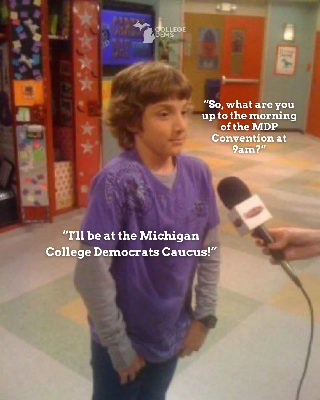 Are you excited? I know we are! Join us for our caucus meeting at the MDP Convention at 9am!