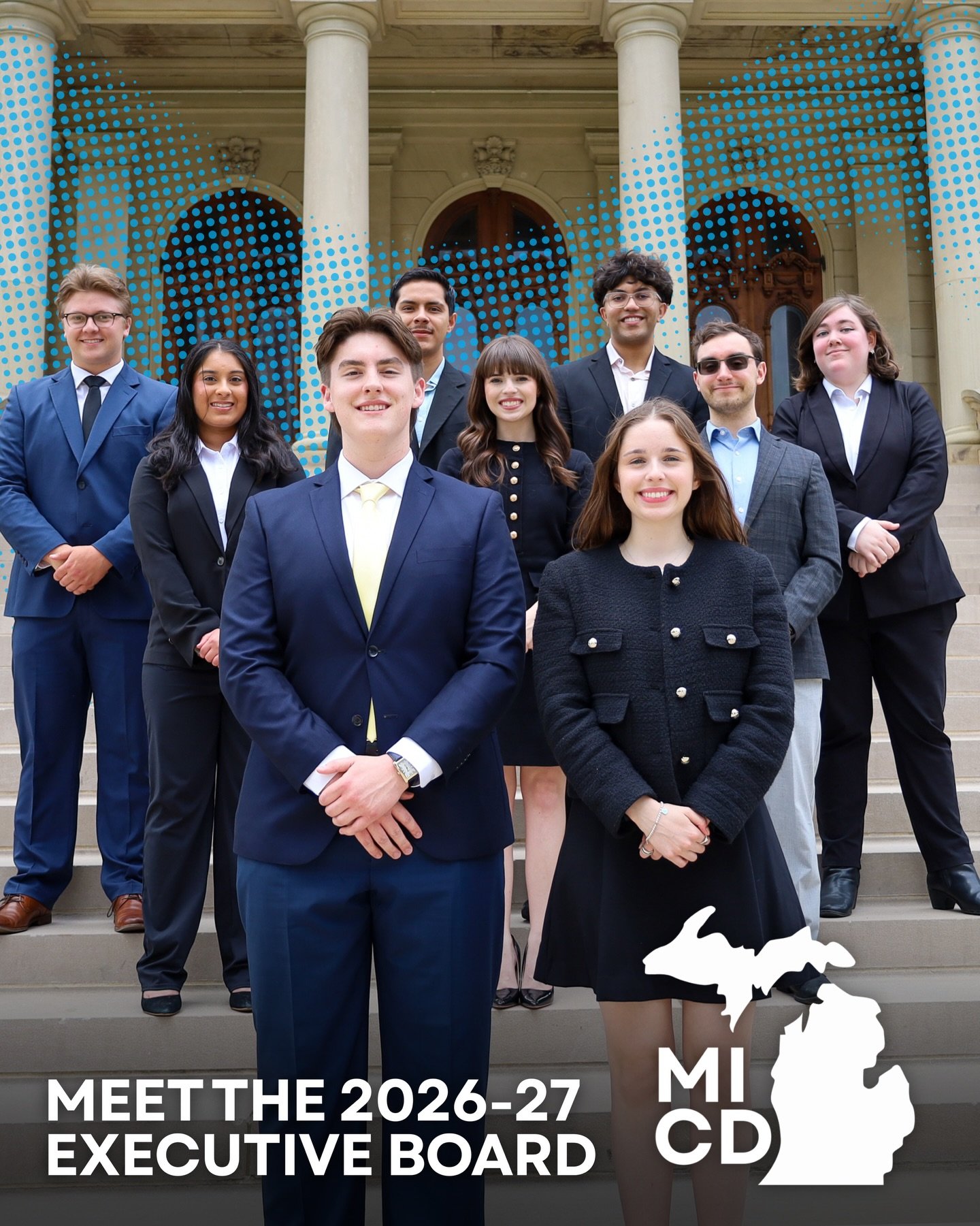 Welcome the newly elected 2026-2027 Michigan College Democrats Executive Board! We can&rsquo;t wait to spend this next year with you all!