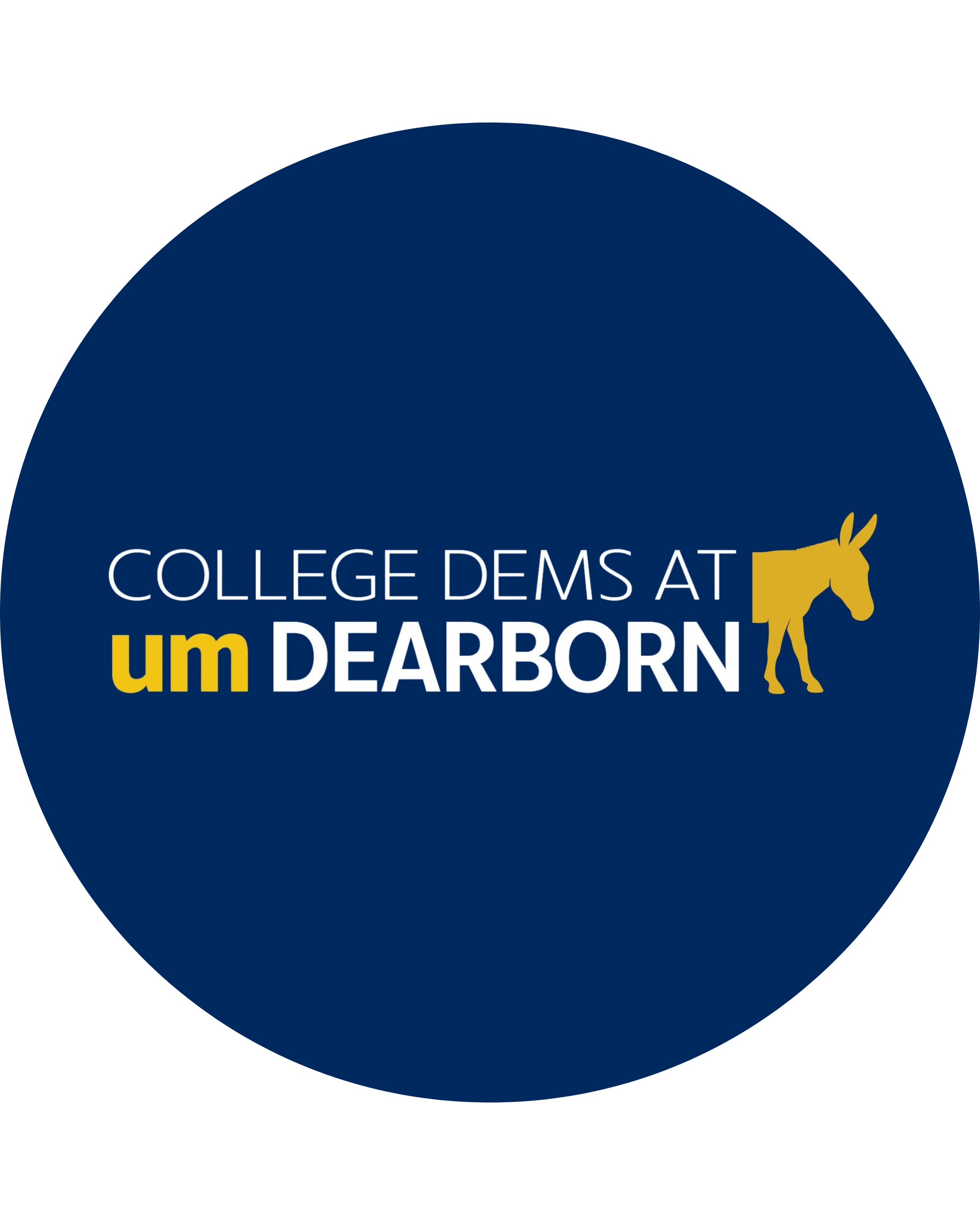 University of Michigan - Dearborn College Dems logo